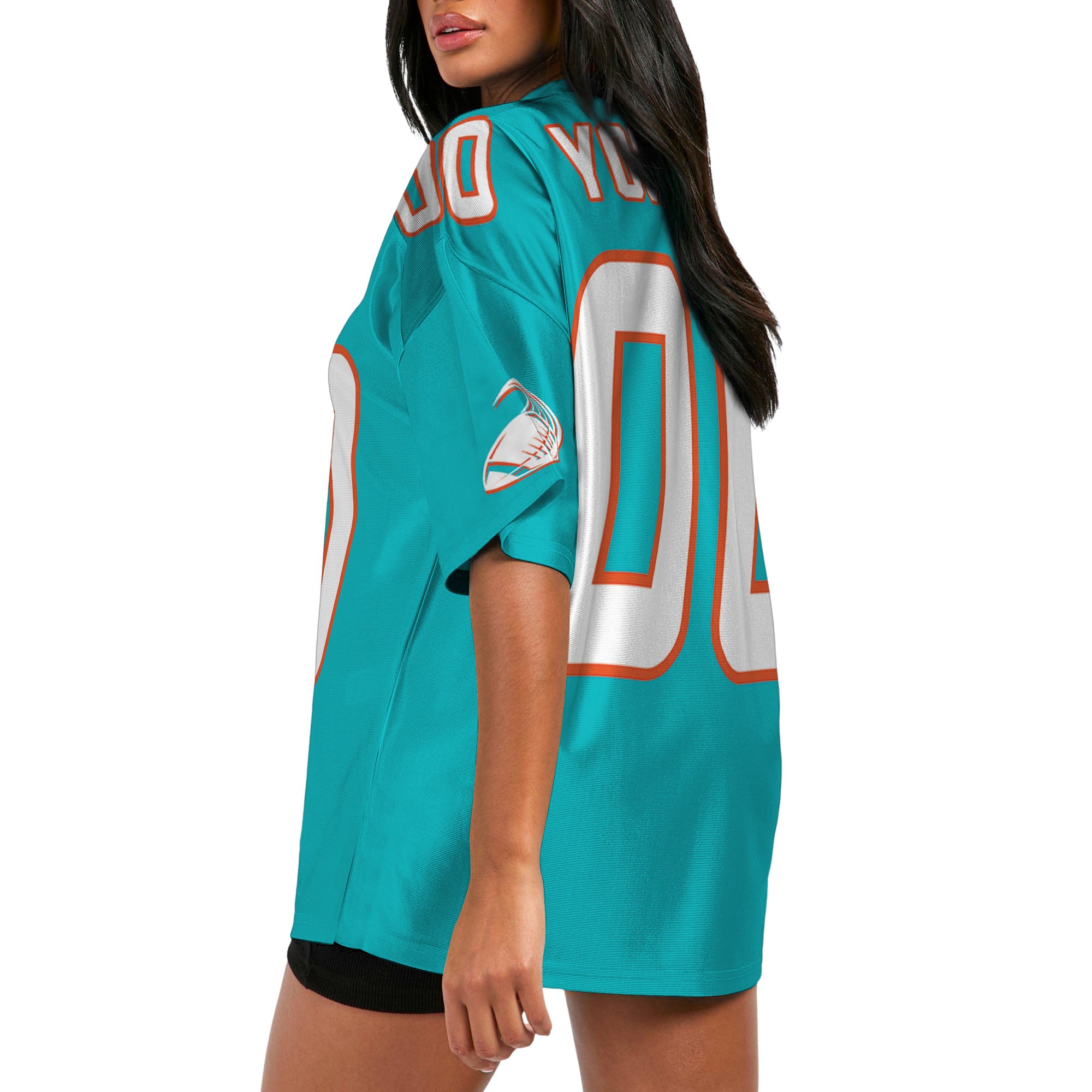 Custom-Famous-Team-Amazing-Star-Sport-Turquoise-Football-Jersey--I3