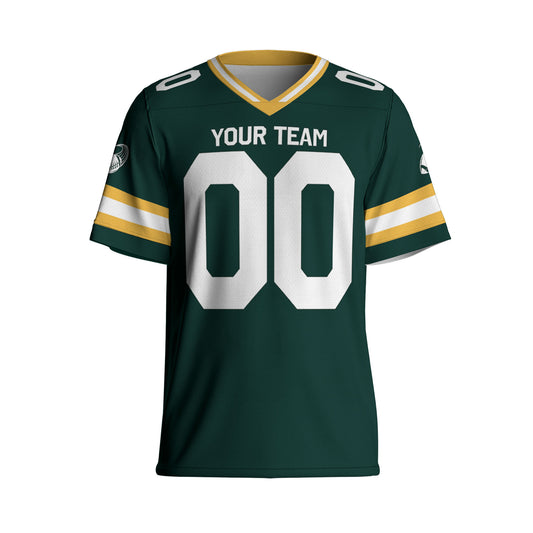 Custom-Famous-Team-Awesome-Star-Sport-Green--Football-Jersey-I3