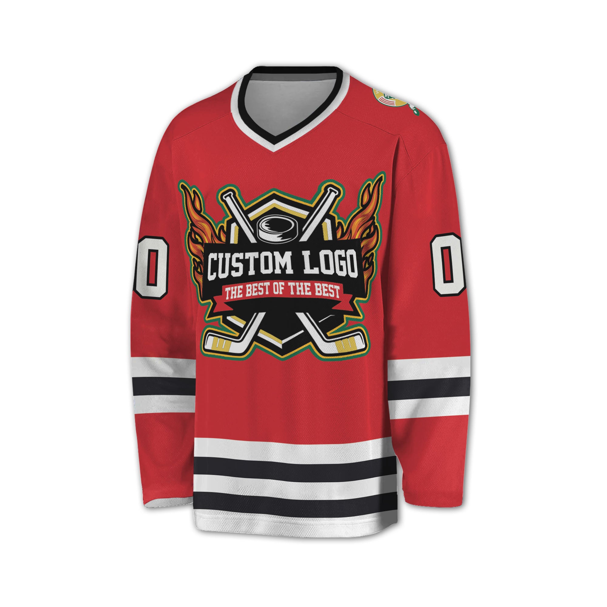 Custom Famous Team CB Red Yellow Green Hockey TKA24