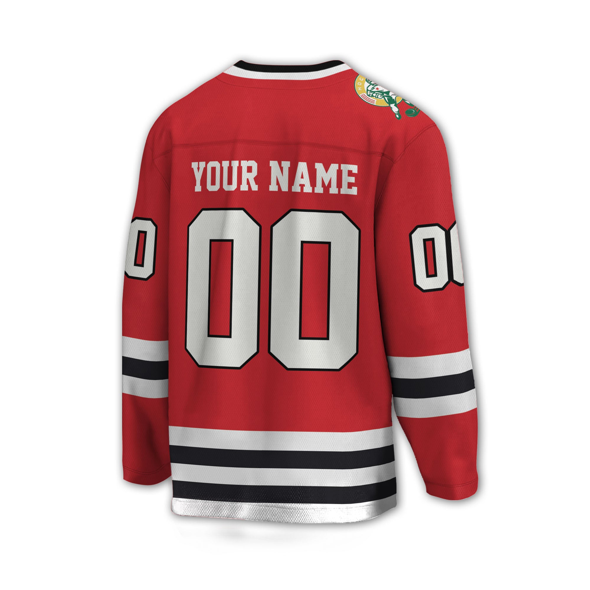 Custom Famous Team CB Red Yellow Green Hockey TKA24