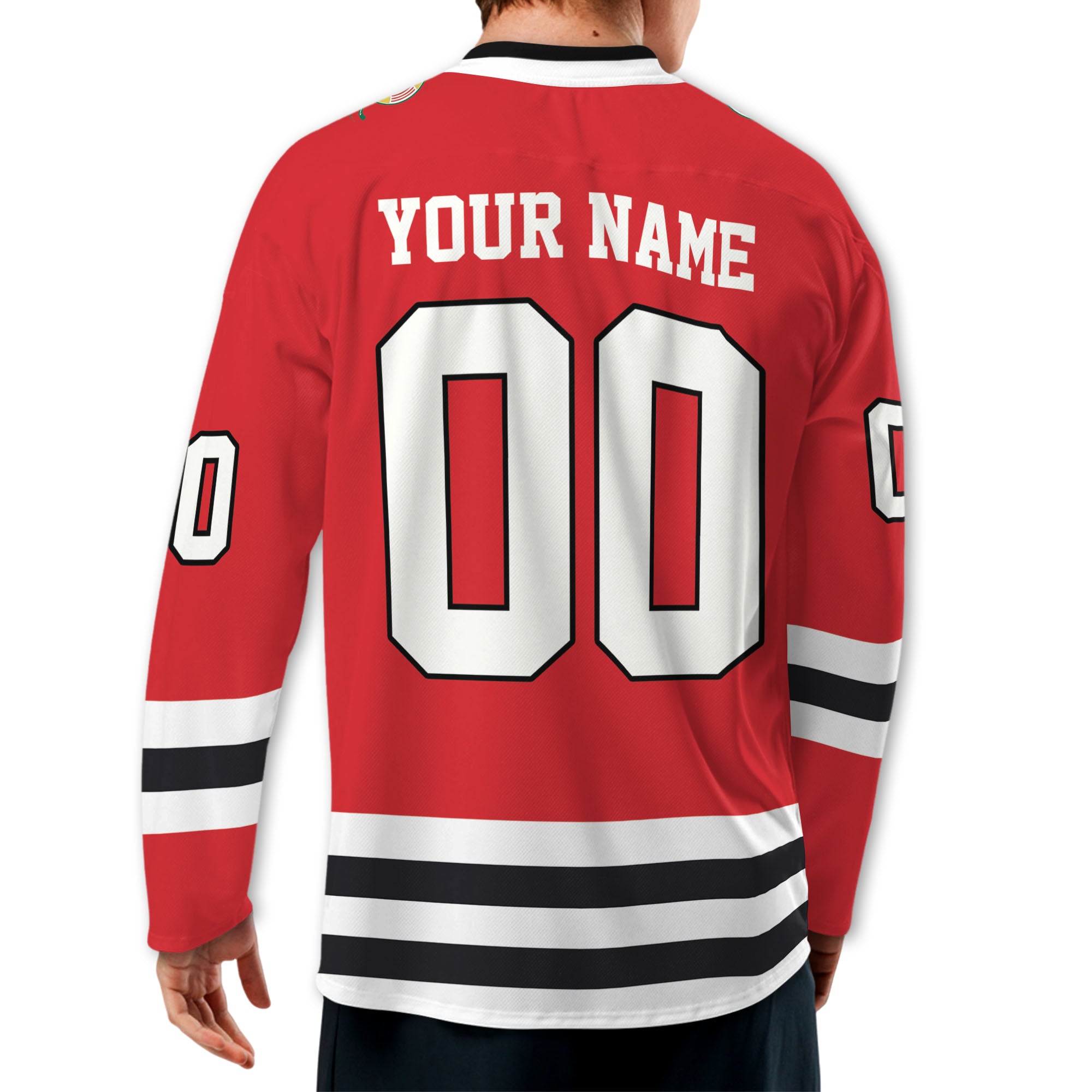 Custom Famous Team CB Red Yellow Green Hockey TKA24