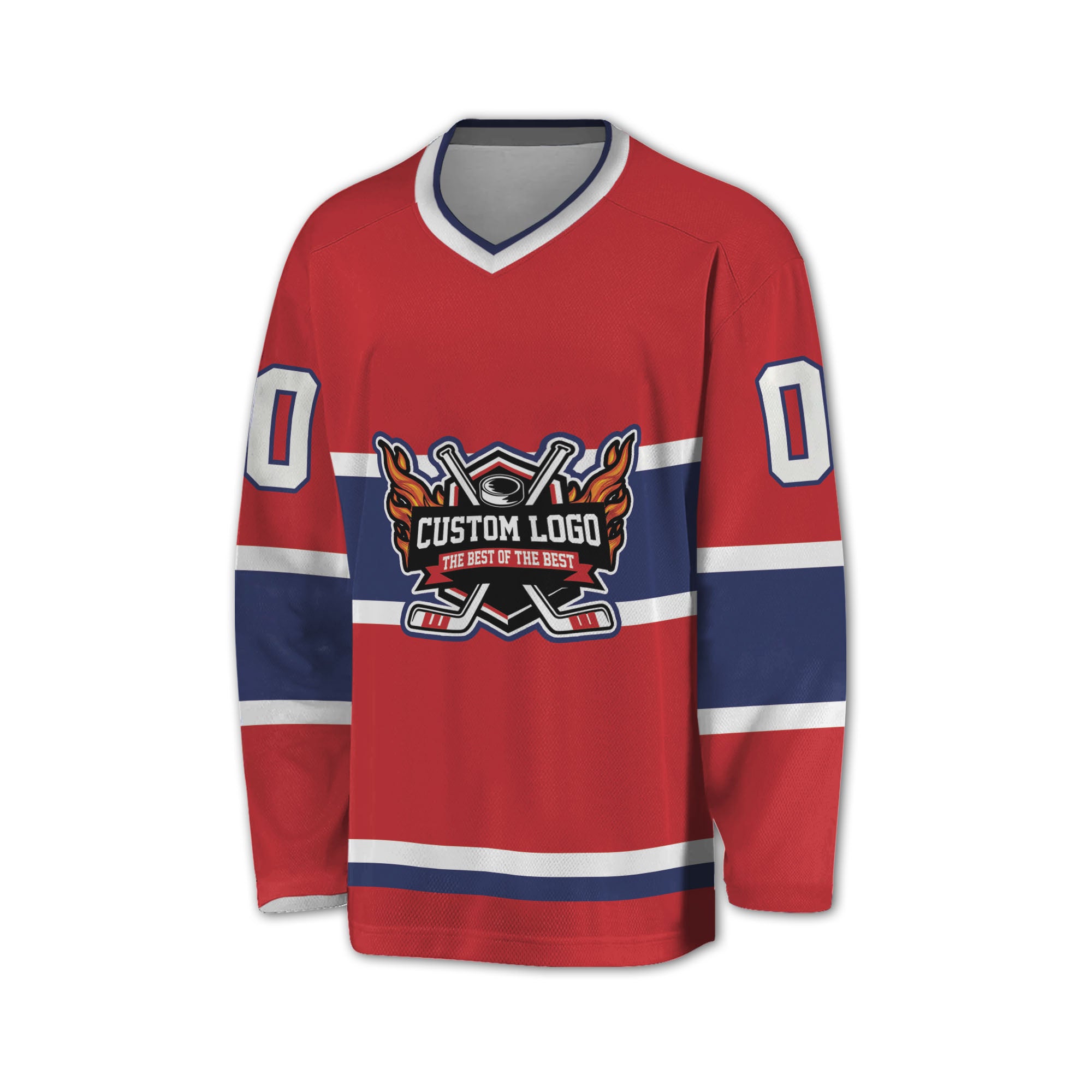 Custom Famous Team MC All Red Hockey TKA21