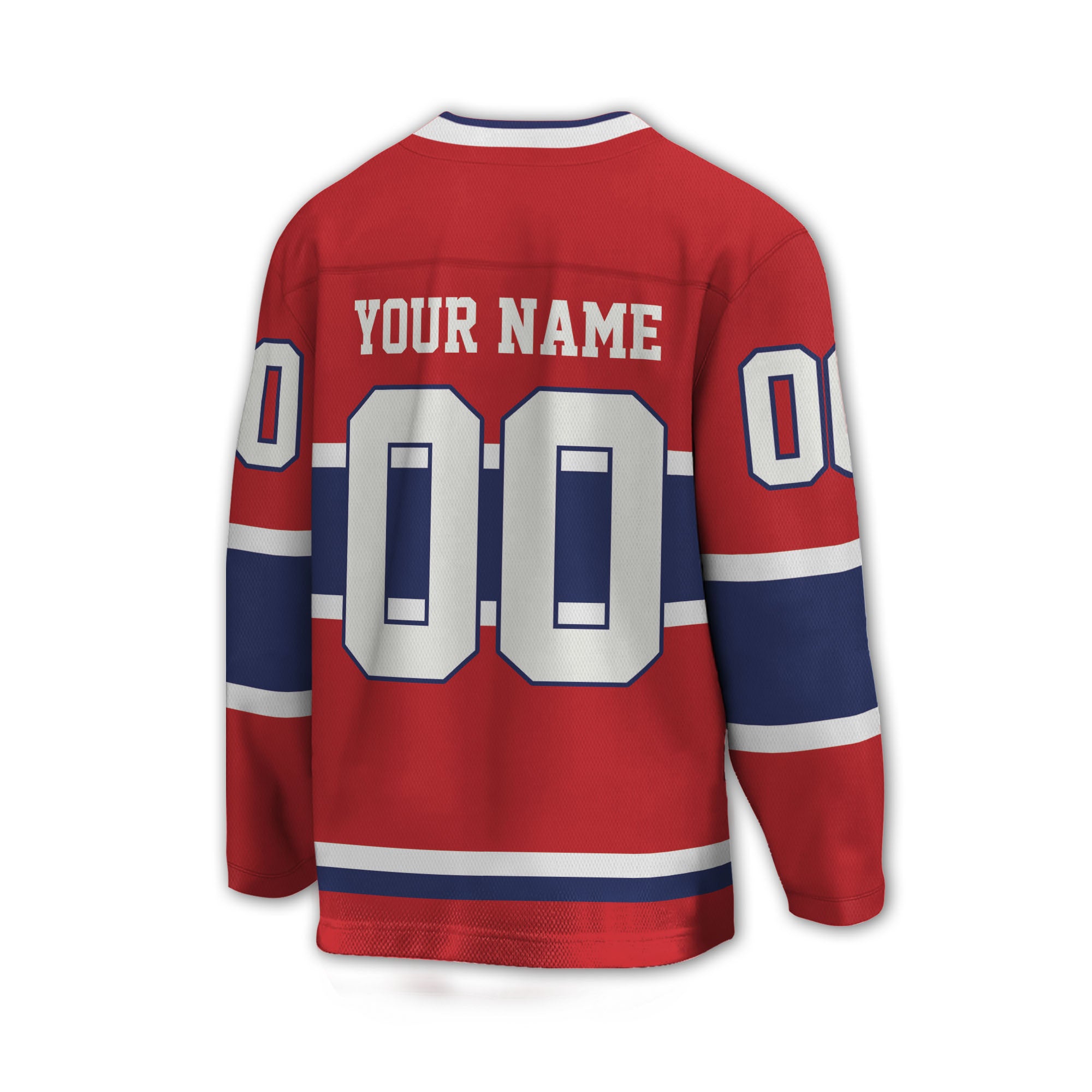 Custom Famous Team MC All Red Hockey TKA21