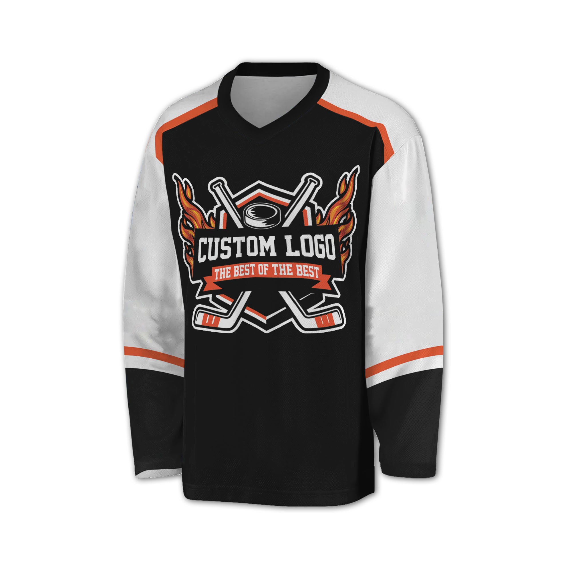 Custom Famous Team PF Black and White Hockey TKA25