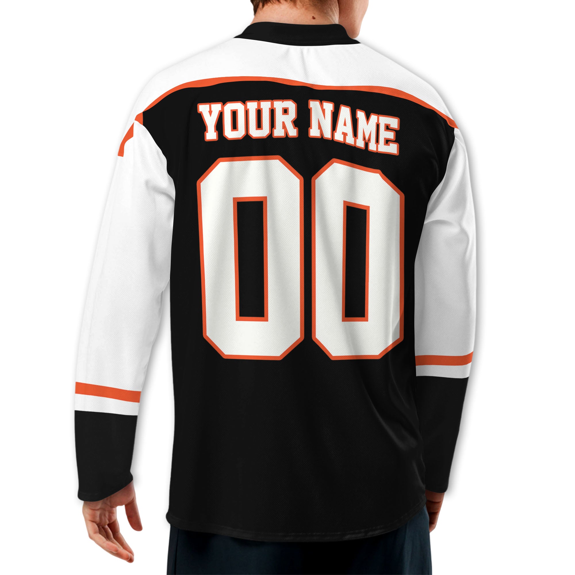 Custom Famous Team PF Black and White Hockey TKA25