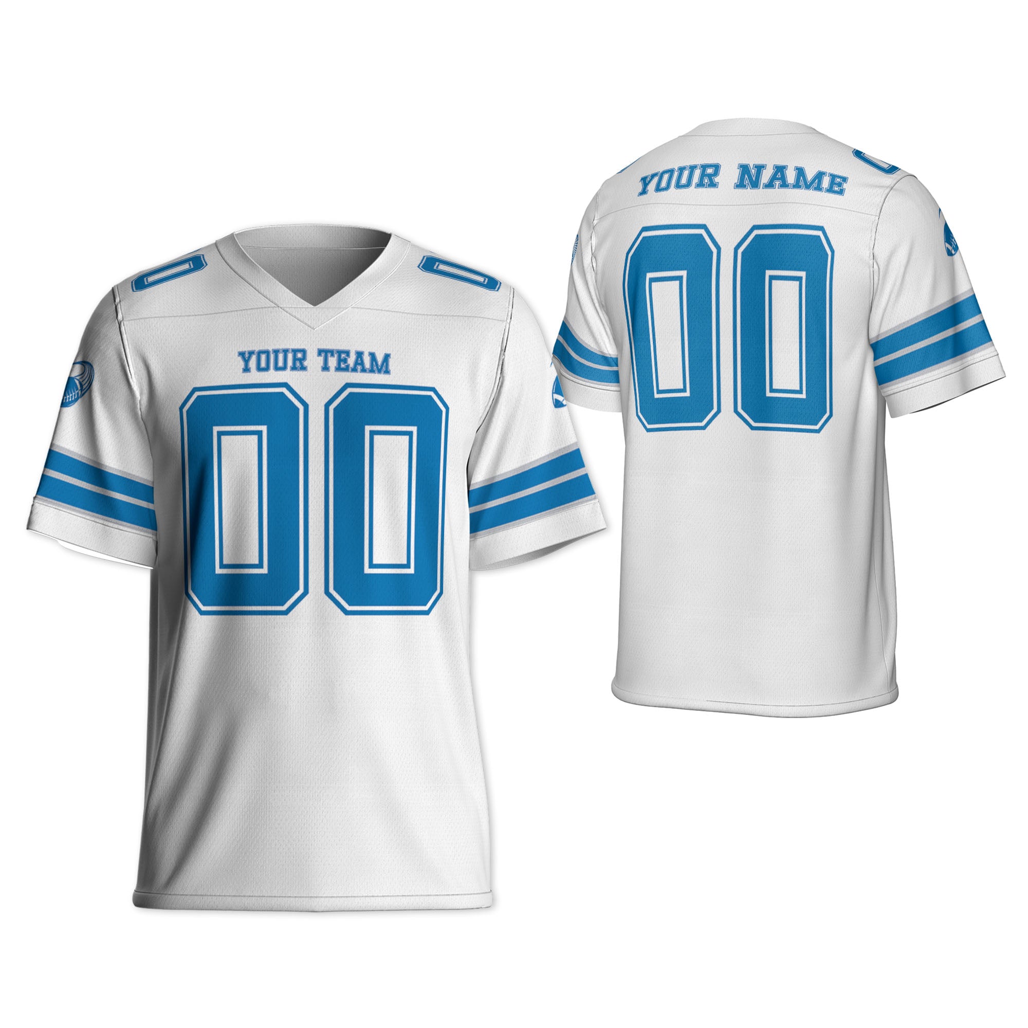 Custom-Famous-Team-Super-Lions-Sport-Classic-White-Football-Jersey-I3
