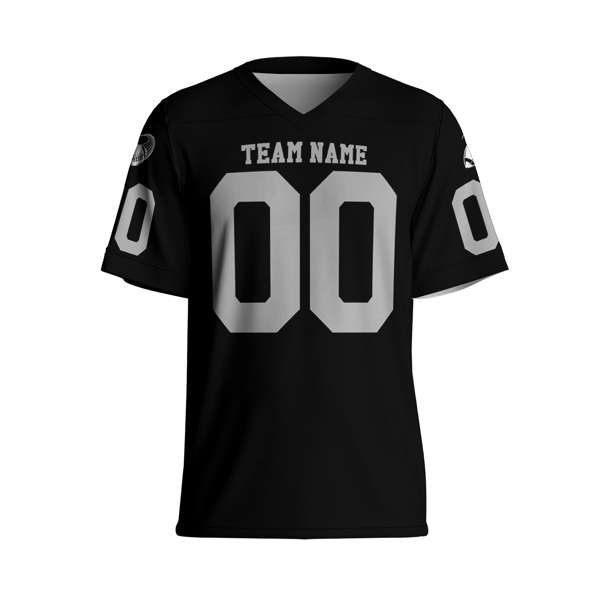 Custom-Famous-Team-Super-Raiders-Sport-Classic-Black-Football-Jersey--I3