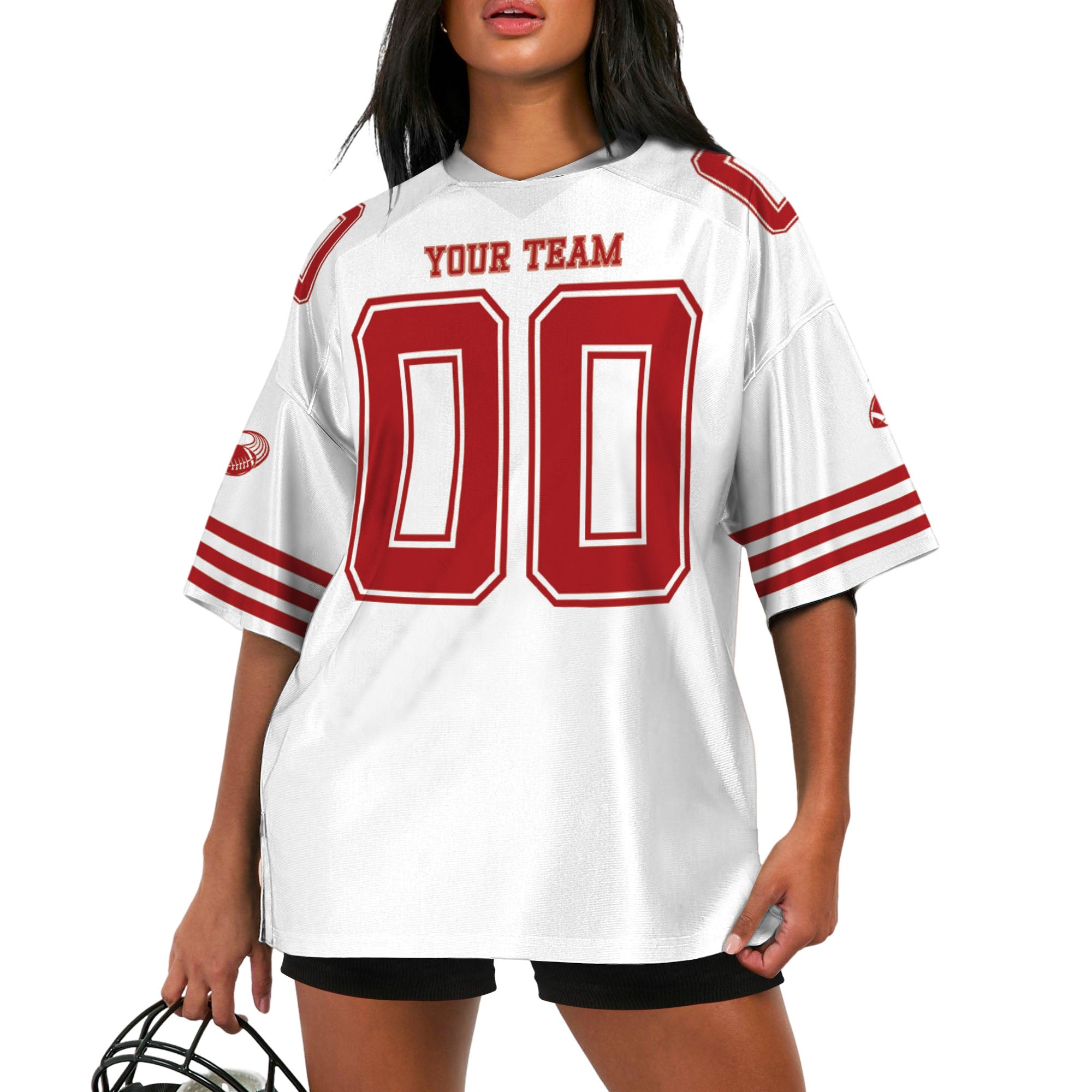 Custom-Famous-Team-Super-Sans-Sport-Classic-White-Football-Jersey--I3