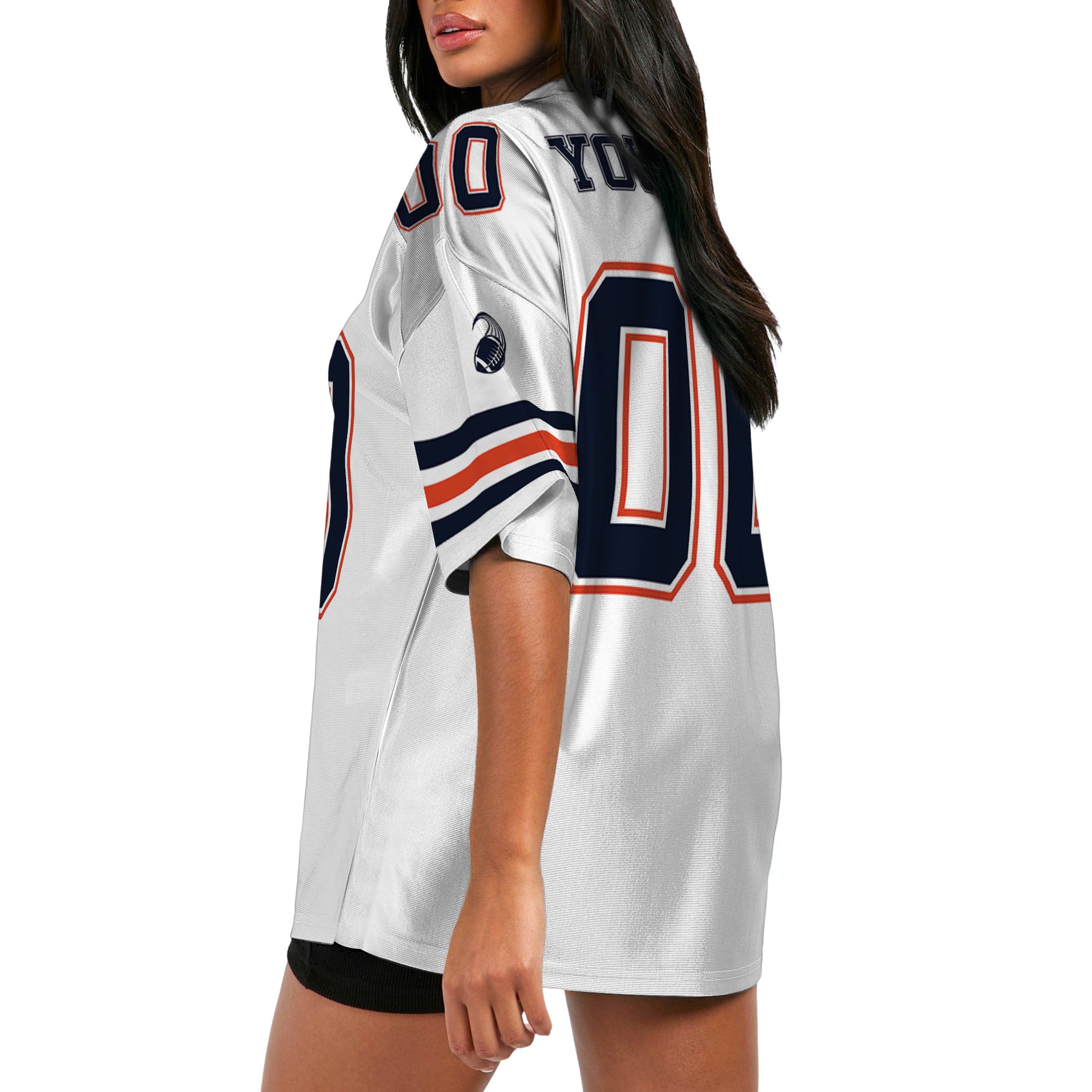 Custom-Famous-Team-Super-Star-Bears-Sport-White-Football-Jersey--I3