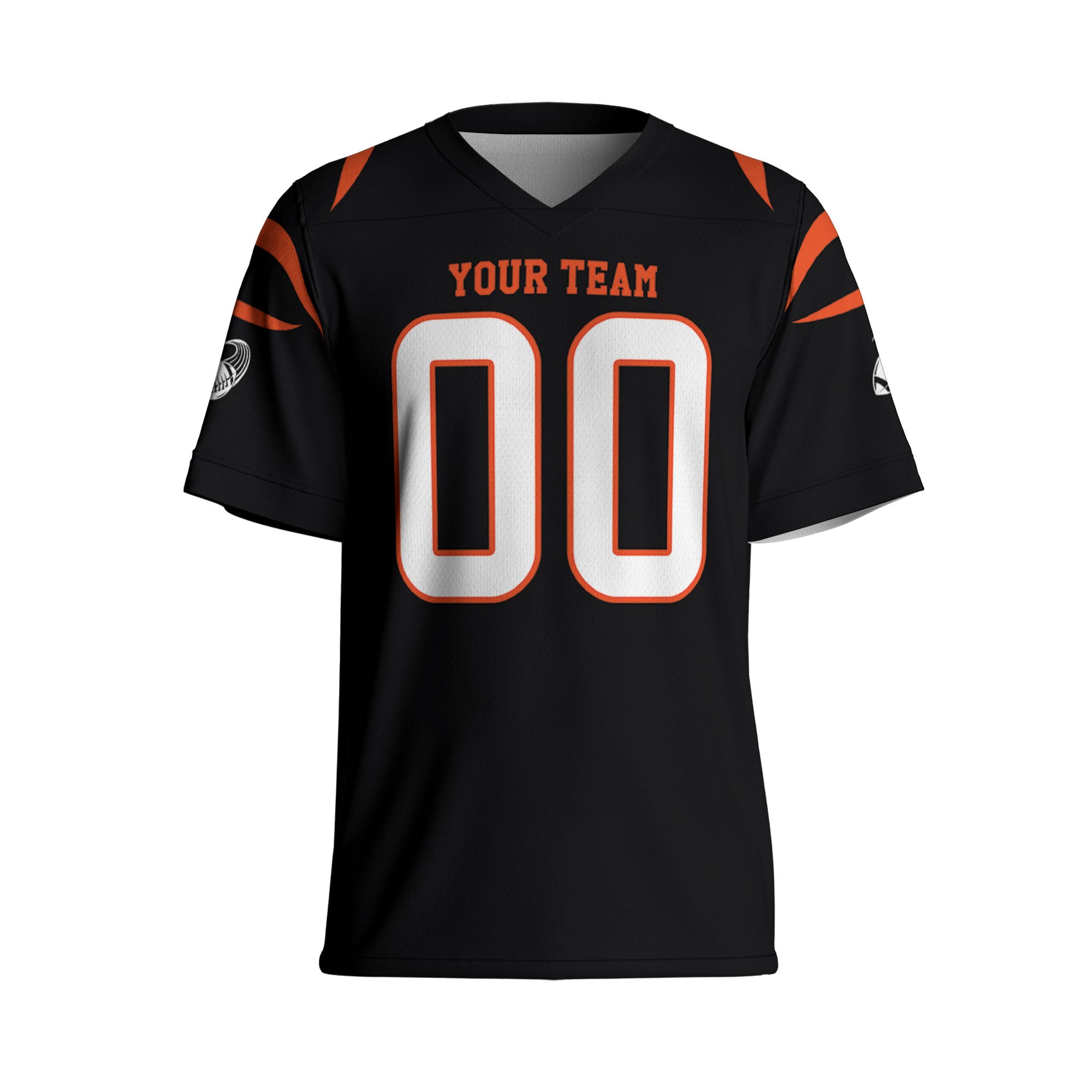 Custom-Famous-Team-Super-Star-Bengals-Sport-Black-Football-Jersey--I3