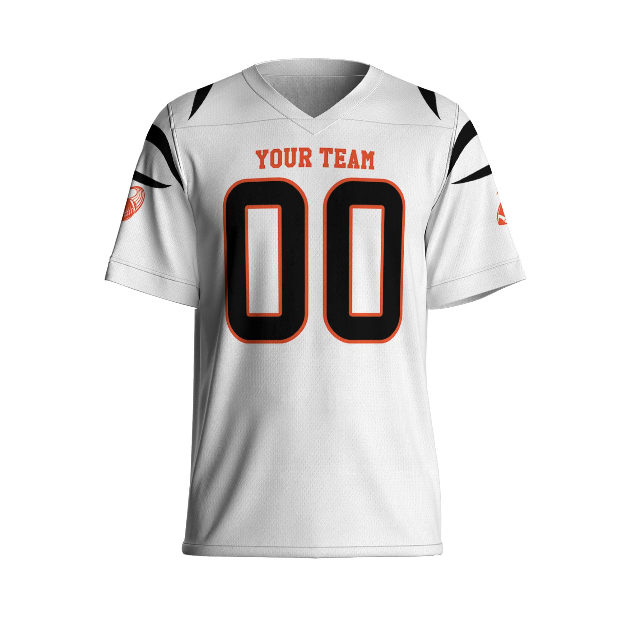 Custom-Famous-Team-Super-Star-Bengals-Sport-White-Football-Jersey--I3