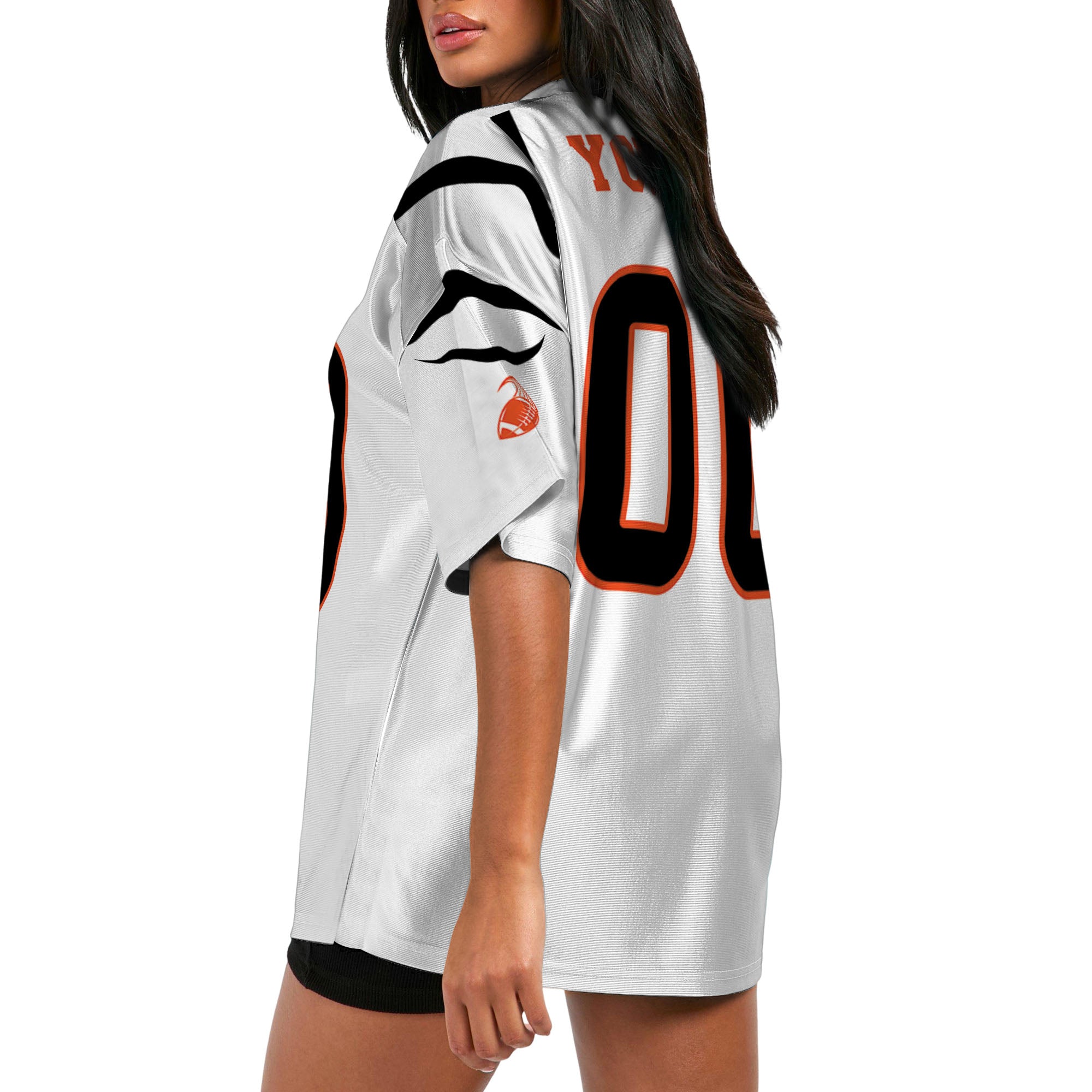 Custom-Famous-Team-Super-Star-Bengals-Sport-White-Football-Jersey--I3
