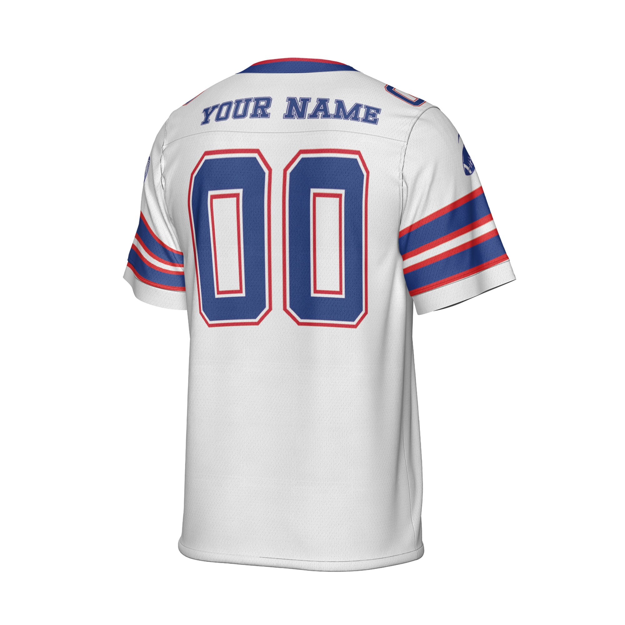 Custom-Famous-Team-Super-Star-Buffalo-Sport-White-Football-Jersey--I3