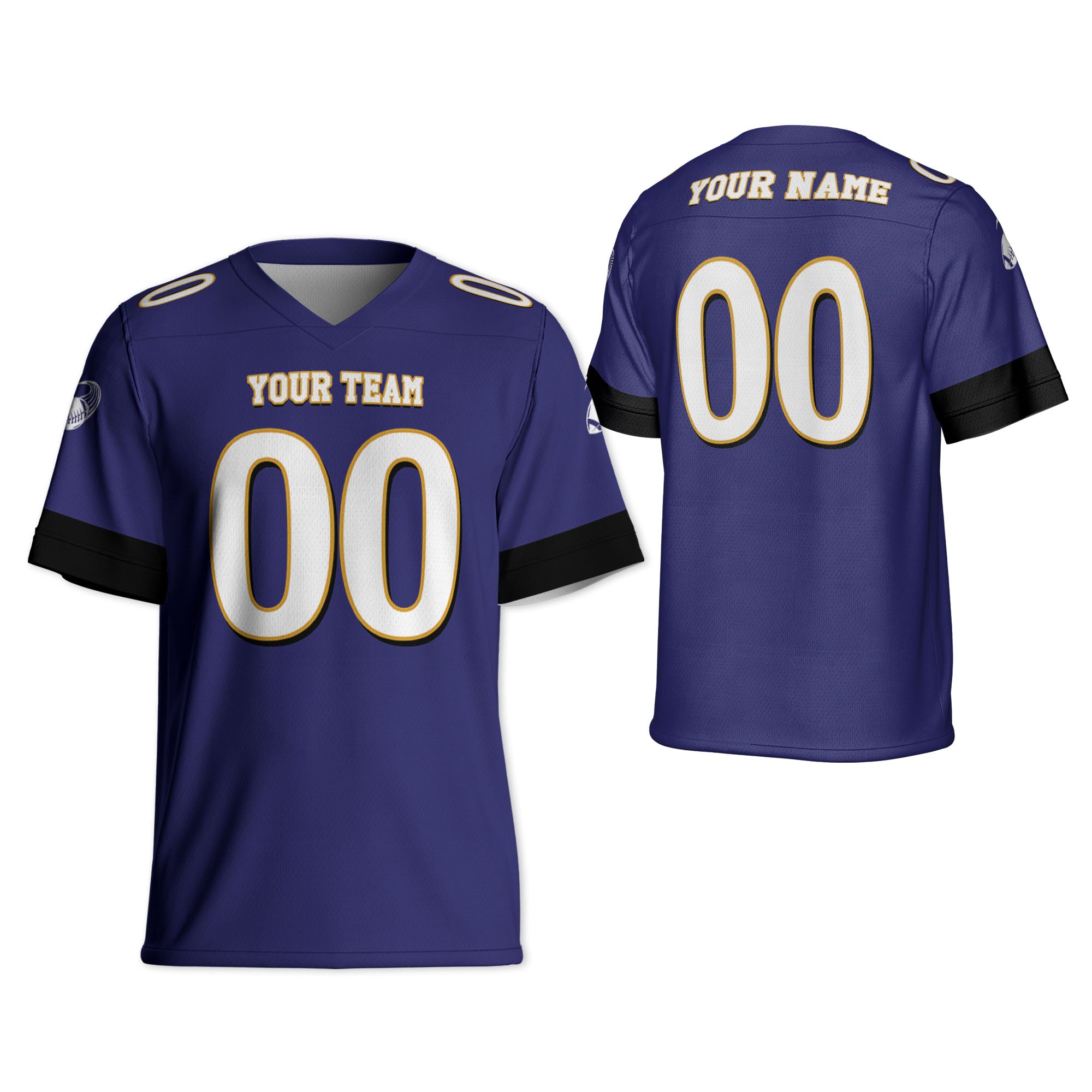 Custom-Famous-Team-Super-Star-Ravens-Sport-Purple-Football-Jersey--I3