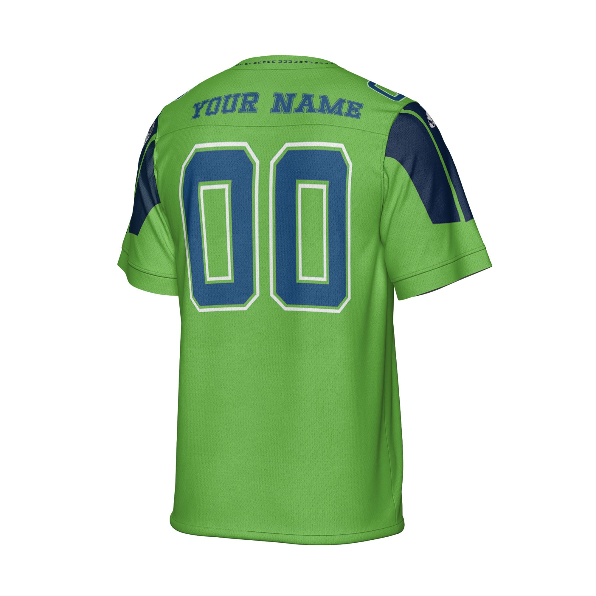 Custom-Famous-Team-Super-Star-Seahawk-Sport-Green-Football-Jersey-I3