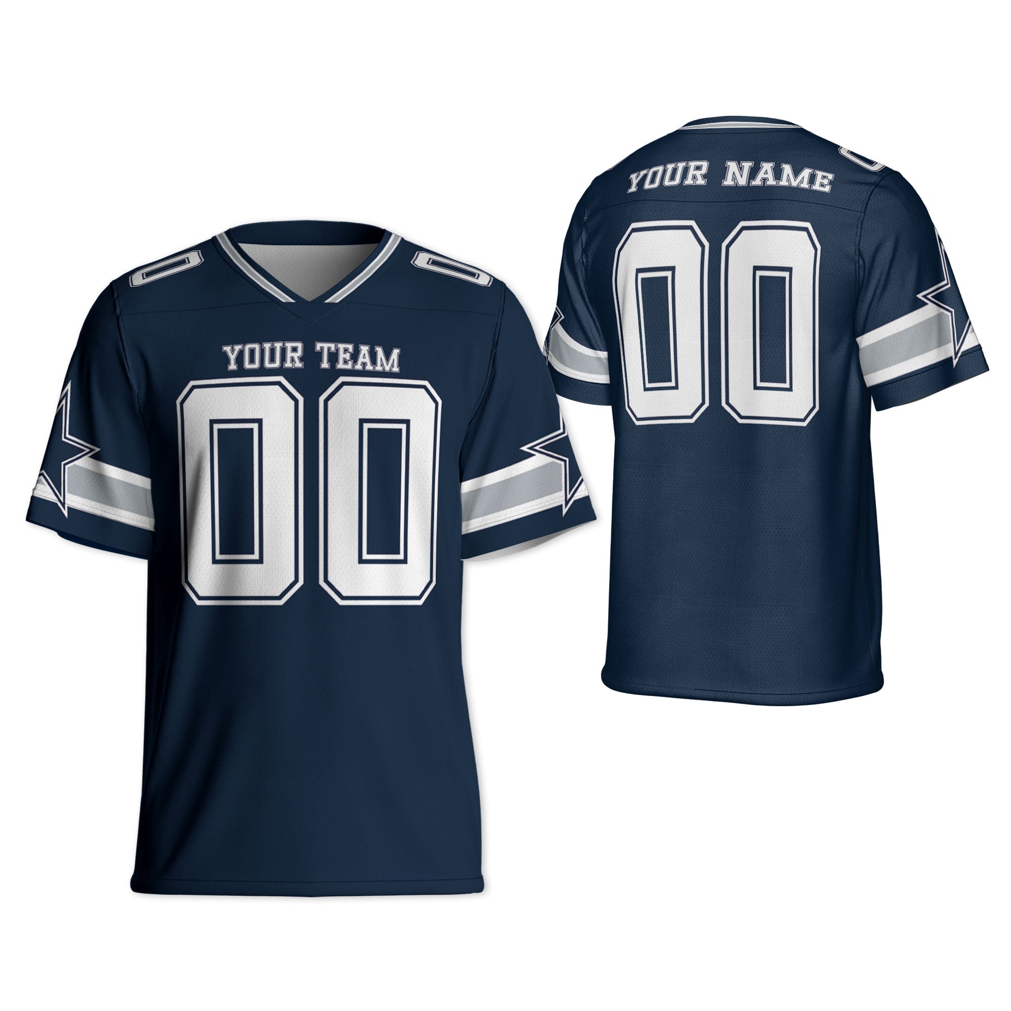 Custom-Famous-Team-Super-Star-Sport-Navy-Football-Jersey-I3