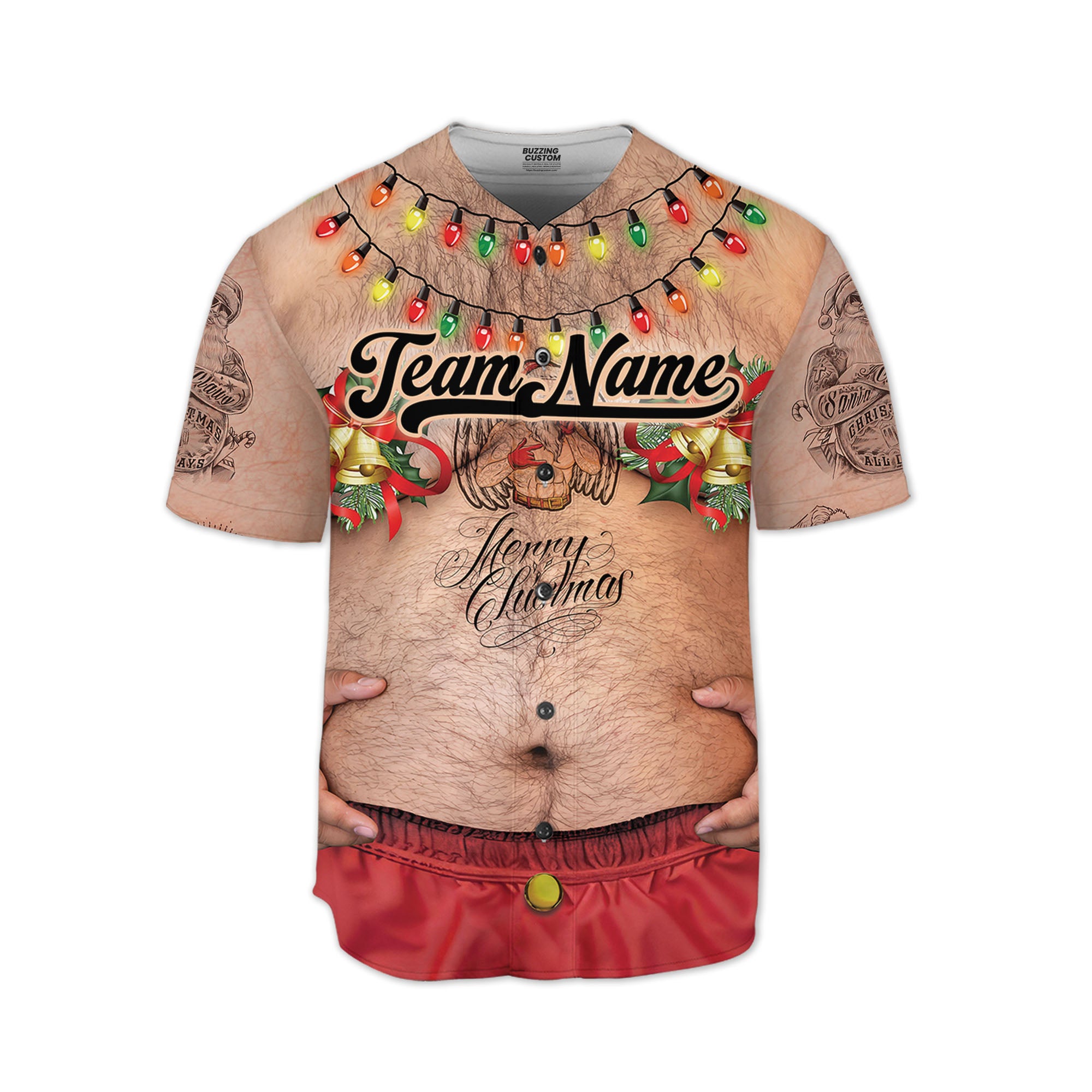 custom-funny-holiday-big-fat-hairy-mistletoe-guy-baseball-jersey-tka61-8107