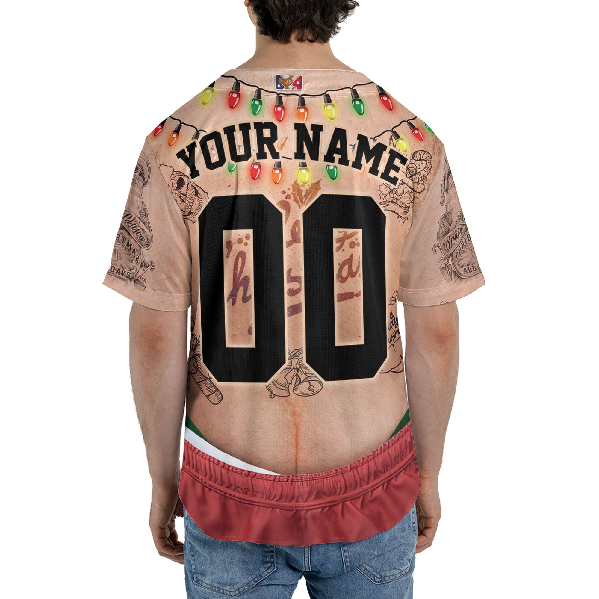 custom-funny-holiday-big-fat-hairy-mistletoe-guy-baseball-jersey-tka61-8107