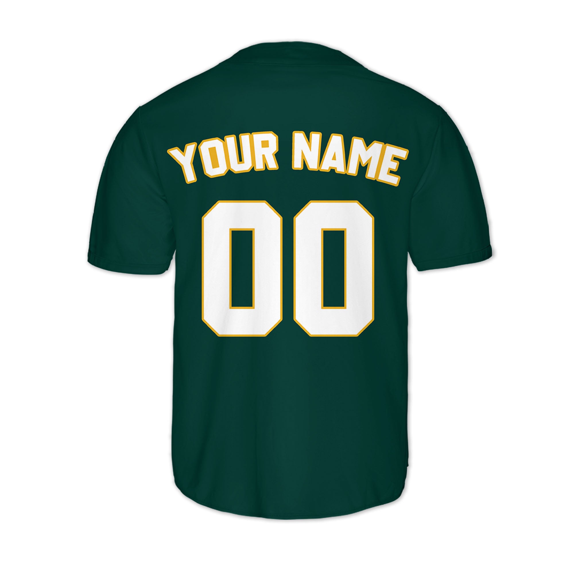 Custom-Green-White-Baseball-Jersey