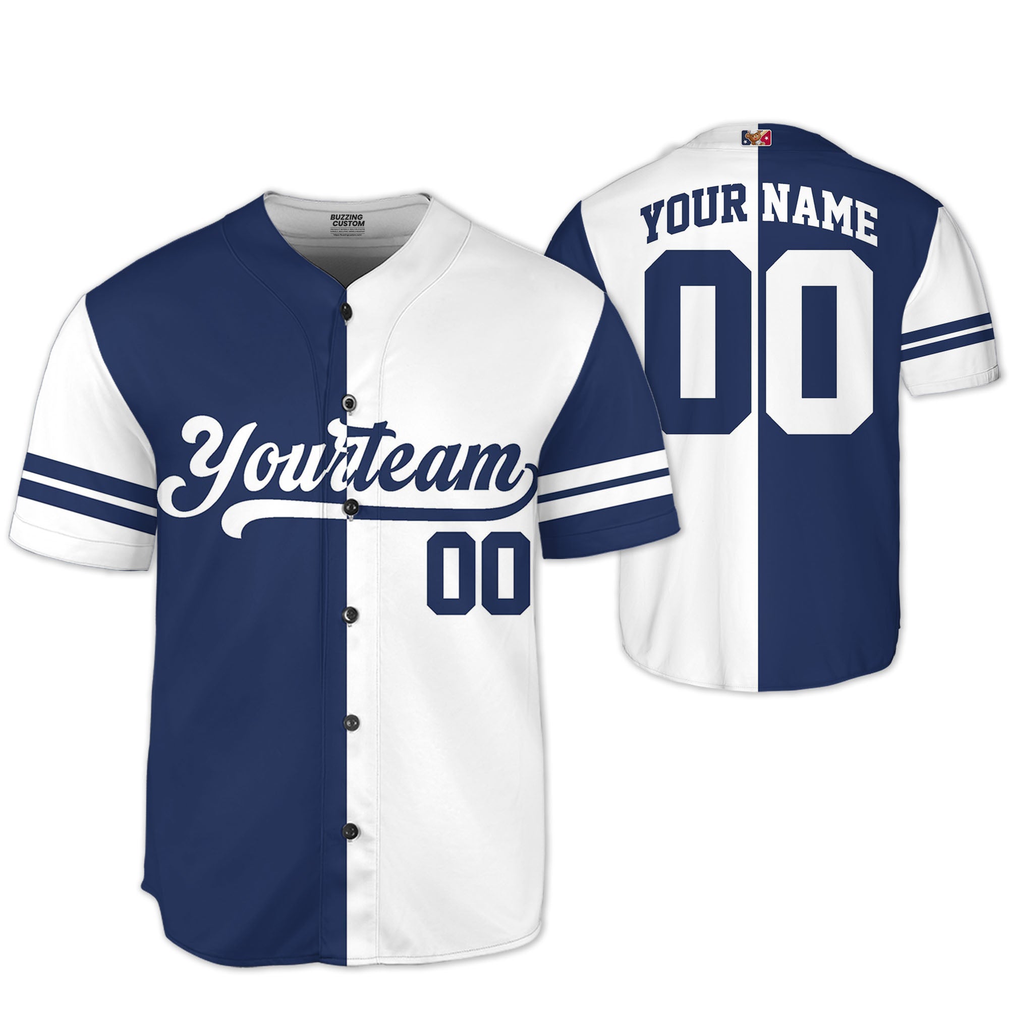 custom-half-and-half-colorful-team-navy-kid-baseball-jersey-pa17-3606