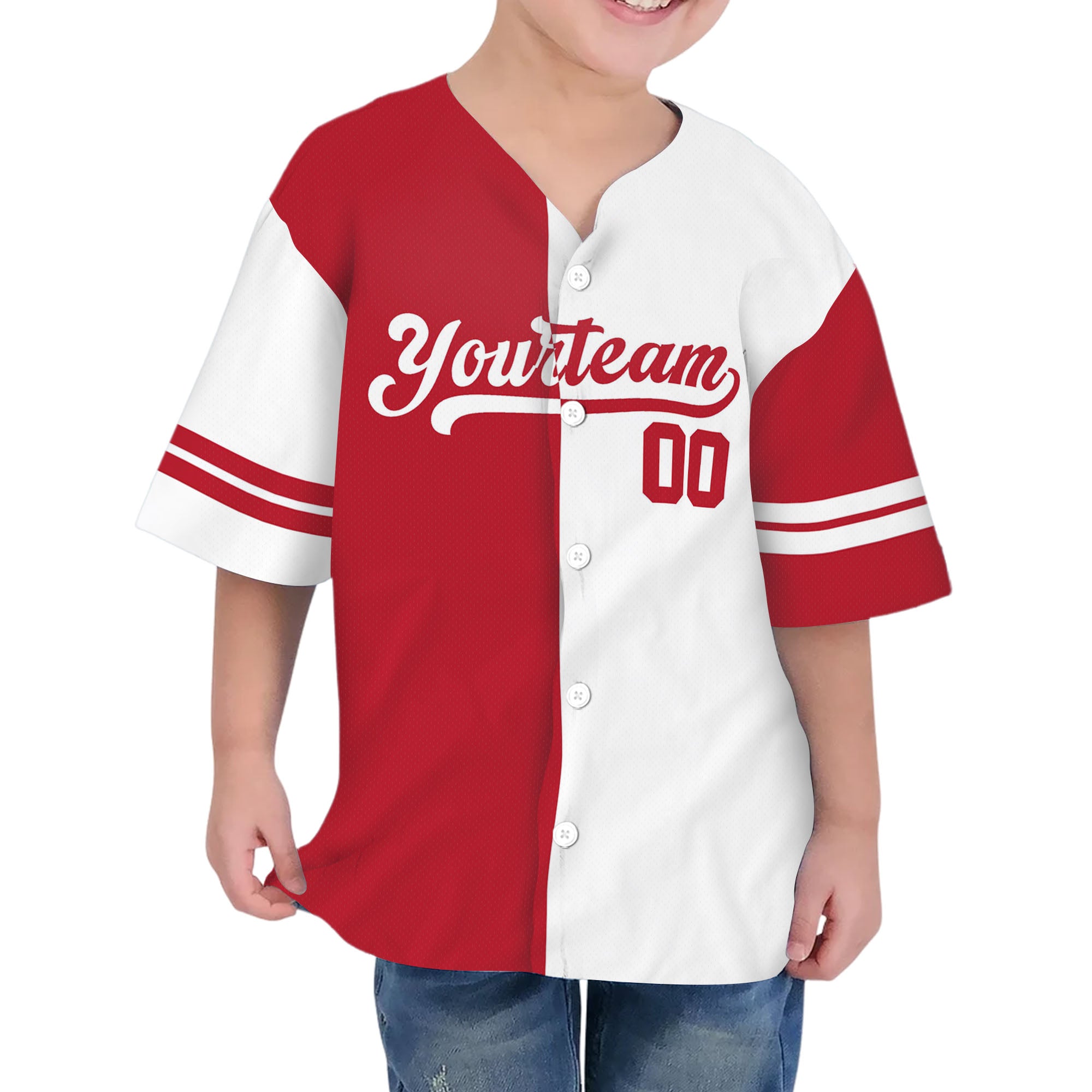 custom-half-and-half-colorful-team-red-kid-baseball-jersey-pa17-9869