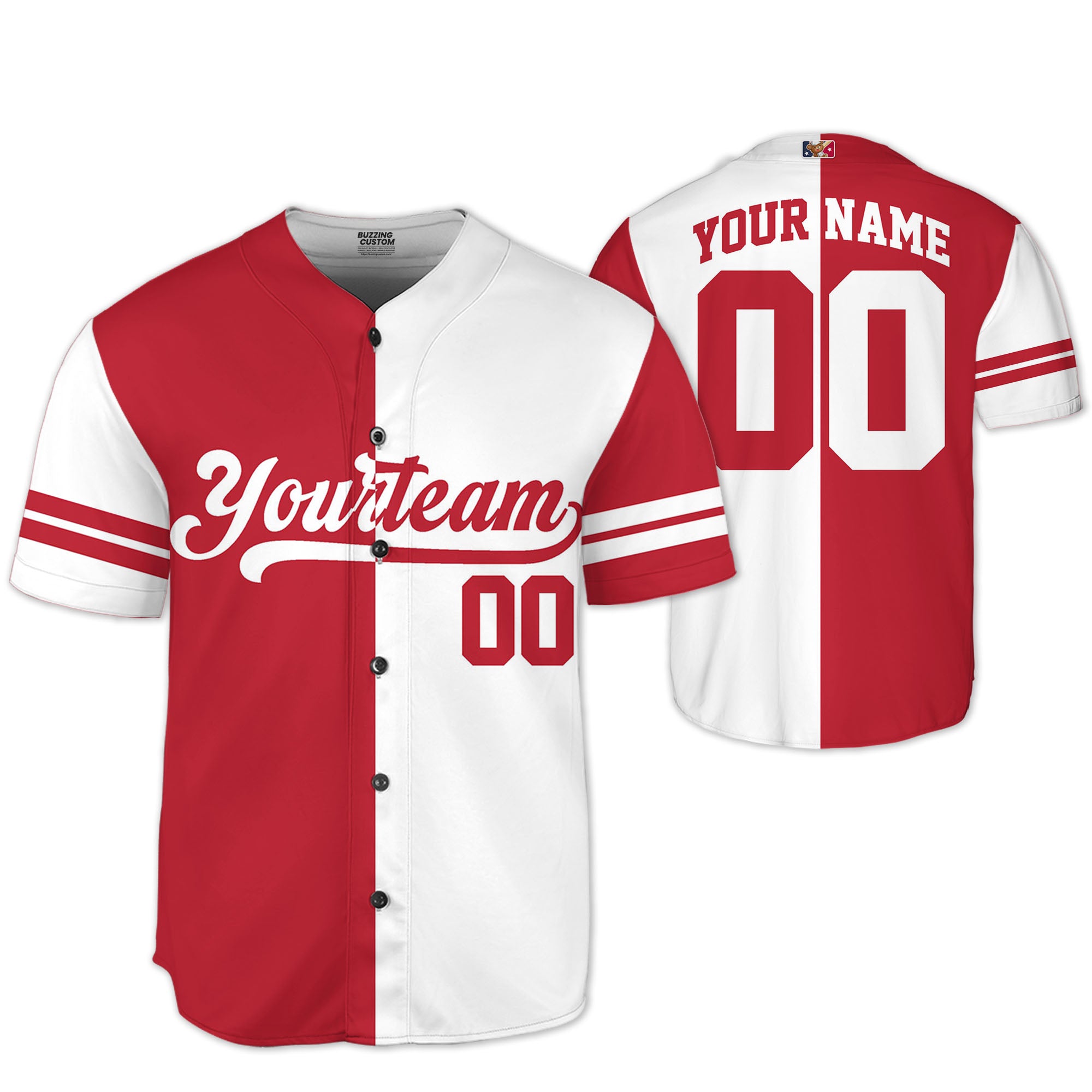 custom-half-and-half-colorful-team-red-kid-baseball-jersey-pa17-9869
