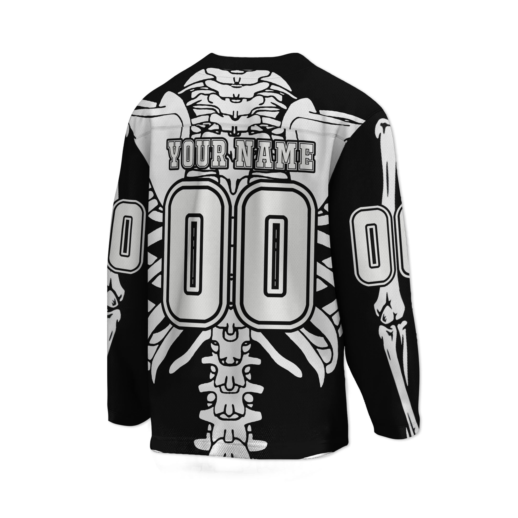 Custom Halloween Hockey Team Skeleton Cosplay I3