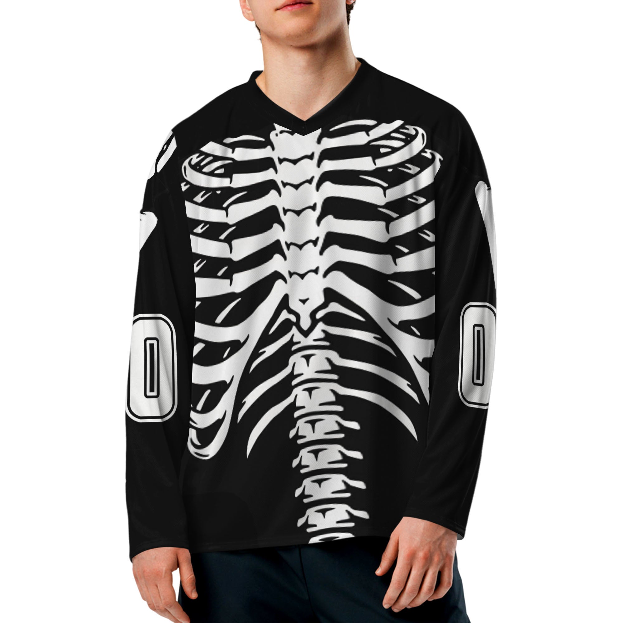 Custom Halloween Hockey Team Skeleton Cosplay I3