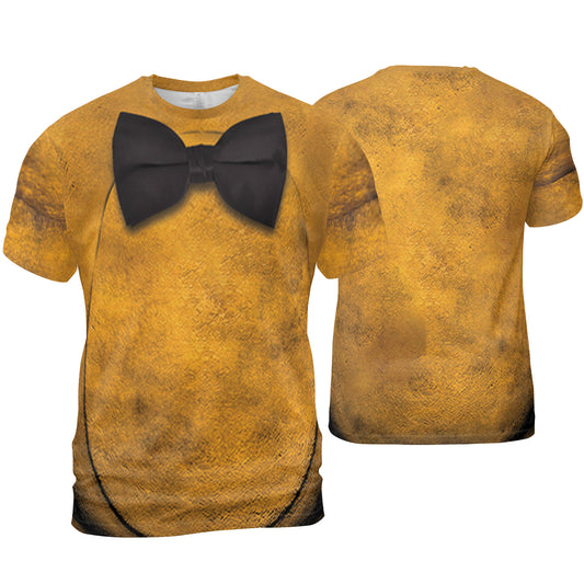 Custom Halloween Horror Animatronics Golden Bear Cosplay Shirt I3