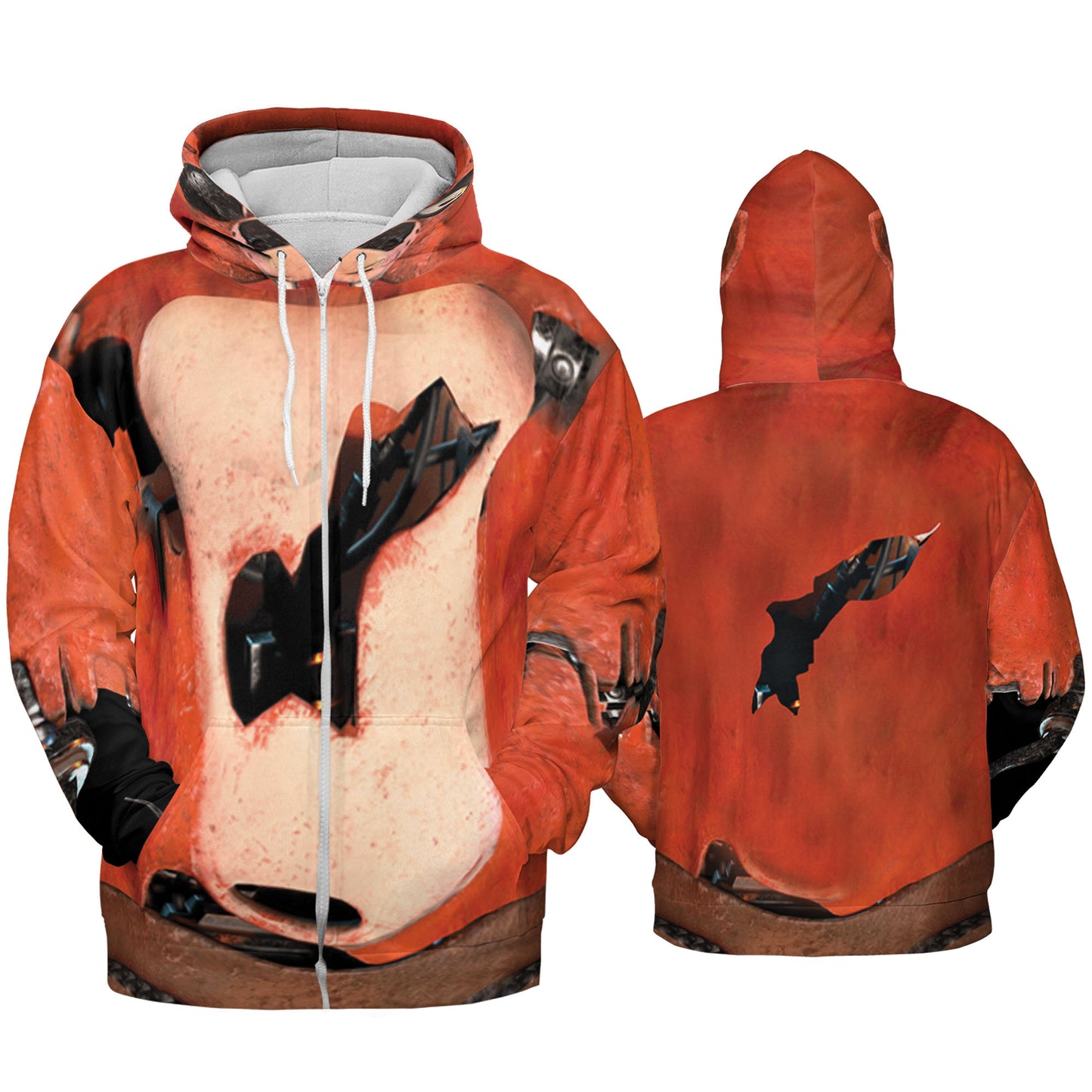 Custom Halloween Horror Animatronics Red Fox Cosplay Shirt I3