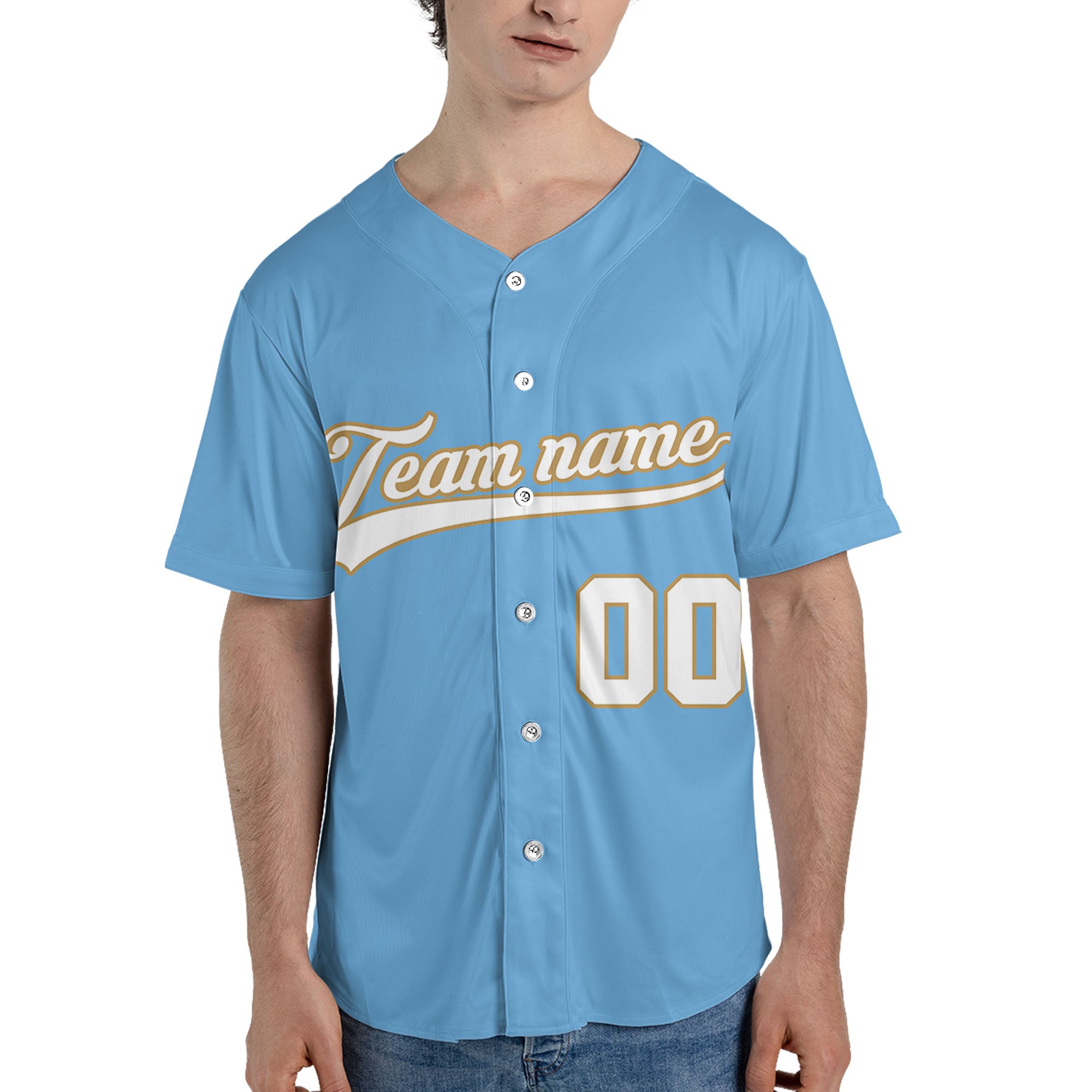 Custom-Light-Blue-White-Baseball-Jersey
