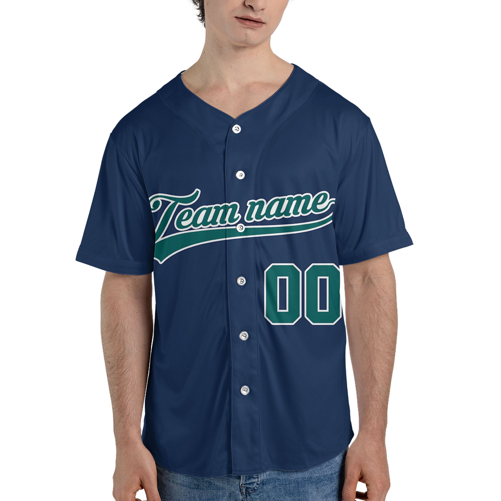 Custom-Marine-Blue-Baseball-Jersey