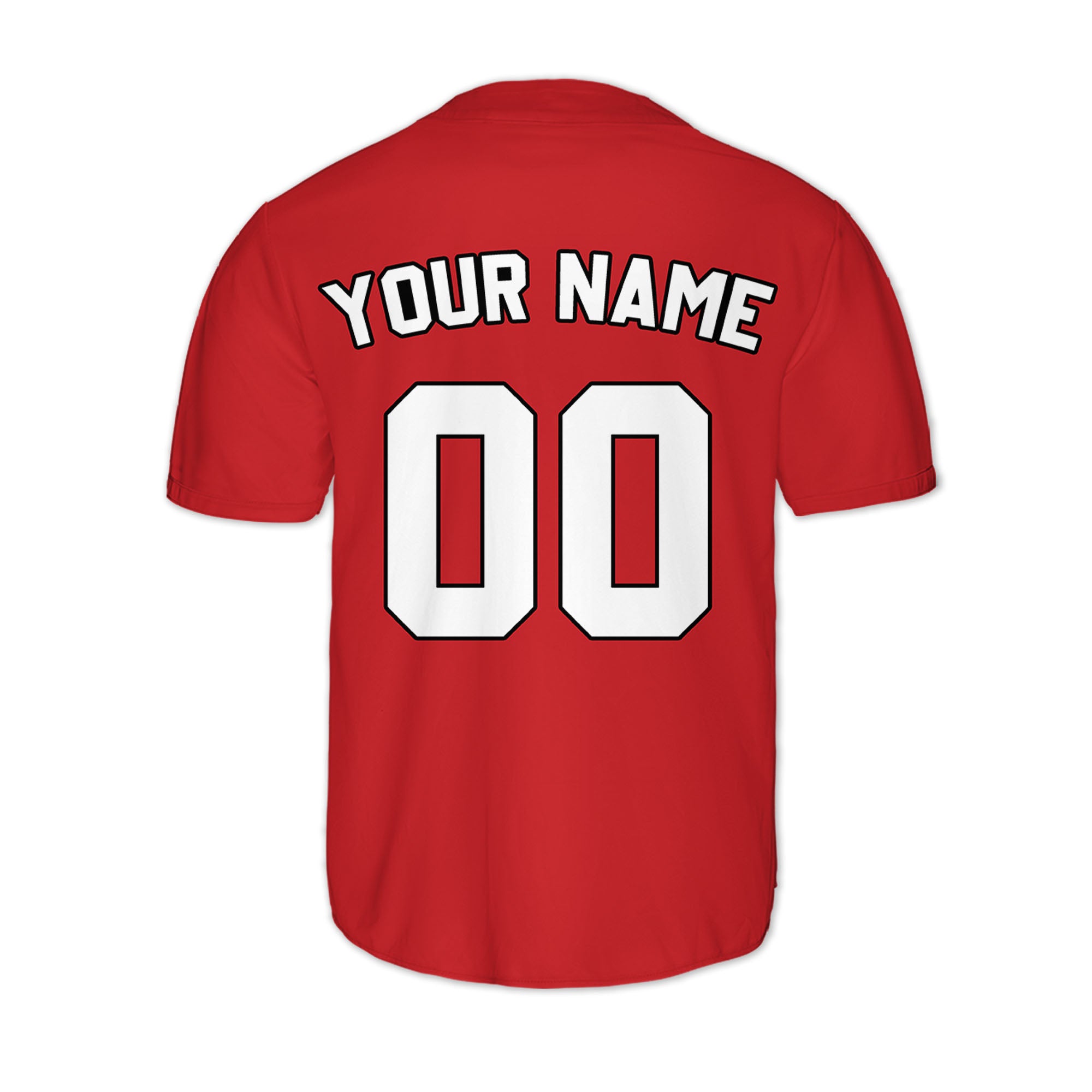 Custom-Red-White-Baseball-Jersey