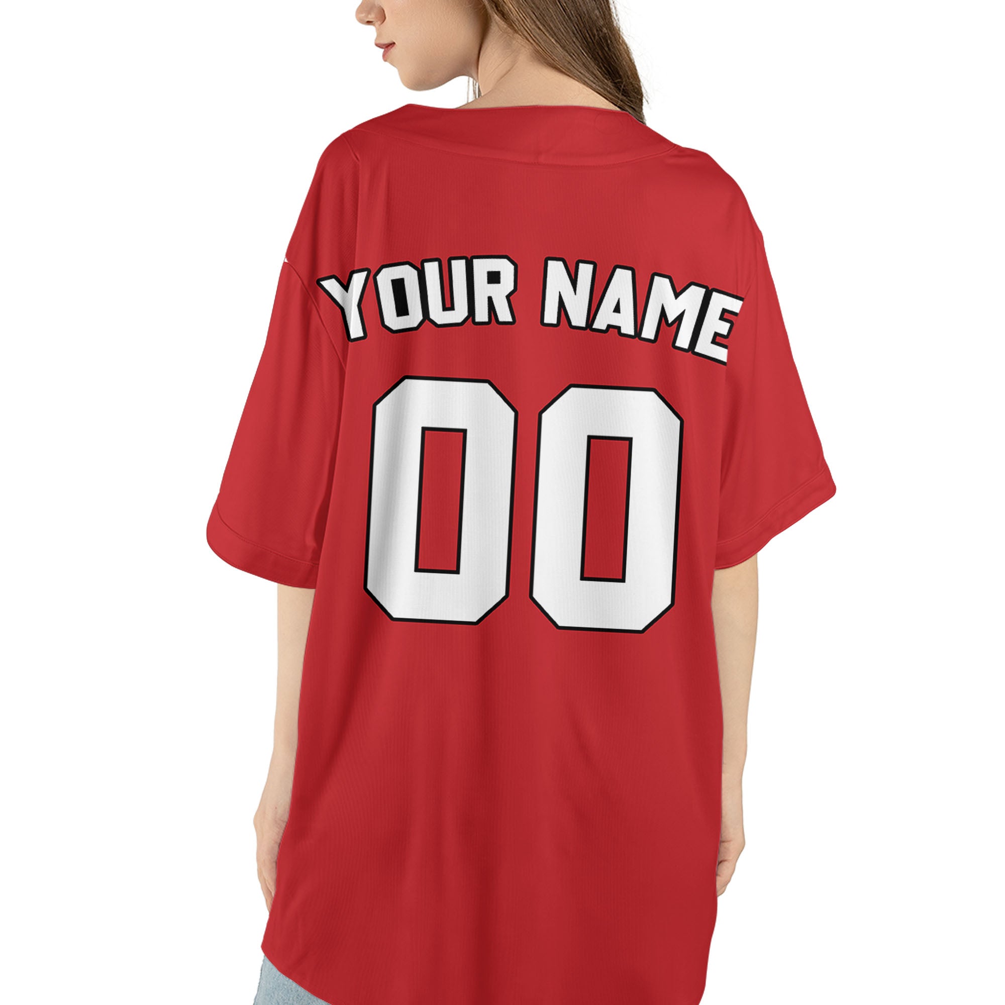 Custom-Red-White-Baseball-Jersey