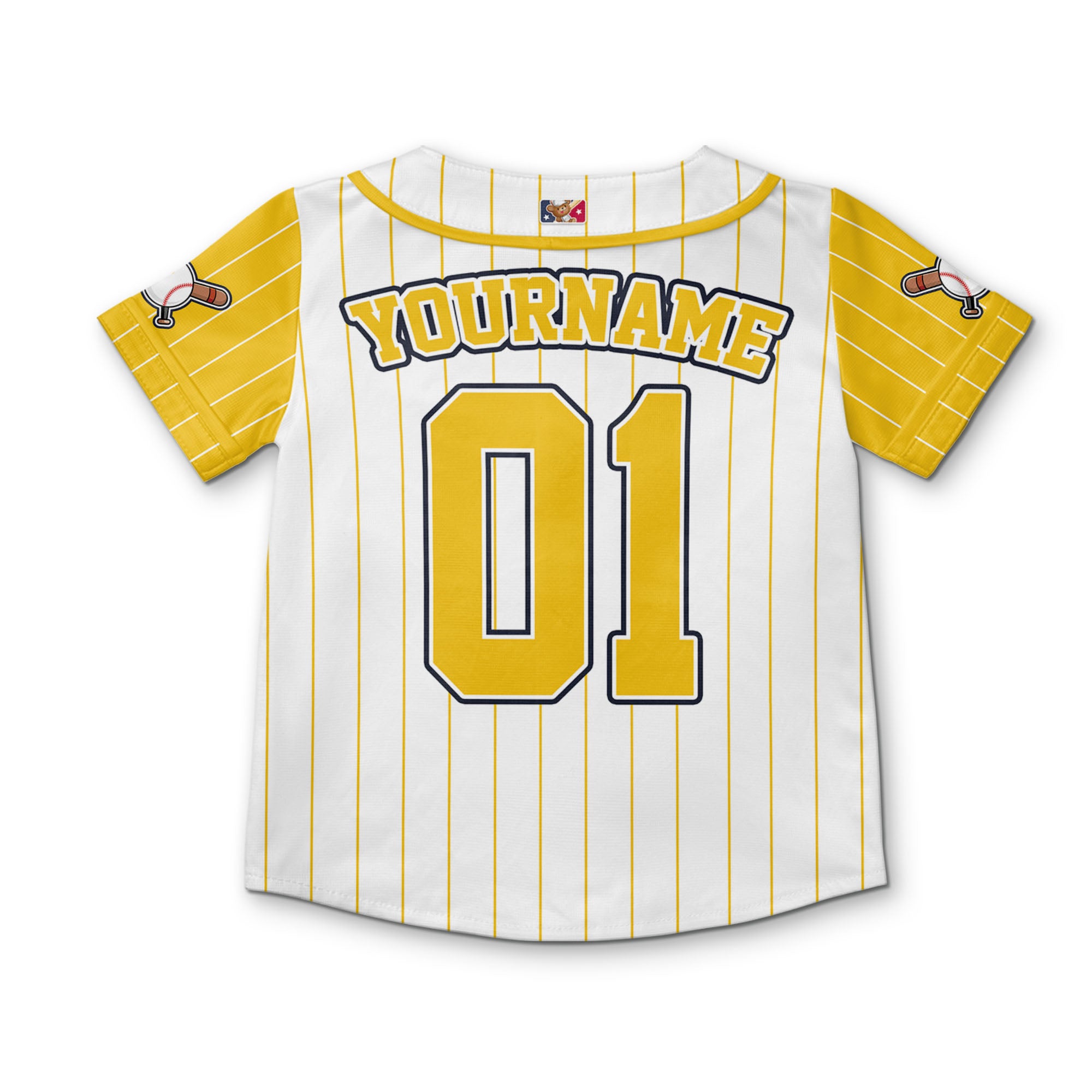 custom-rookie-of-the-year-birthday-pinstripe-simple-yellow-baseball-jersey-6081