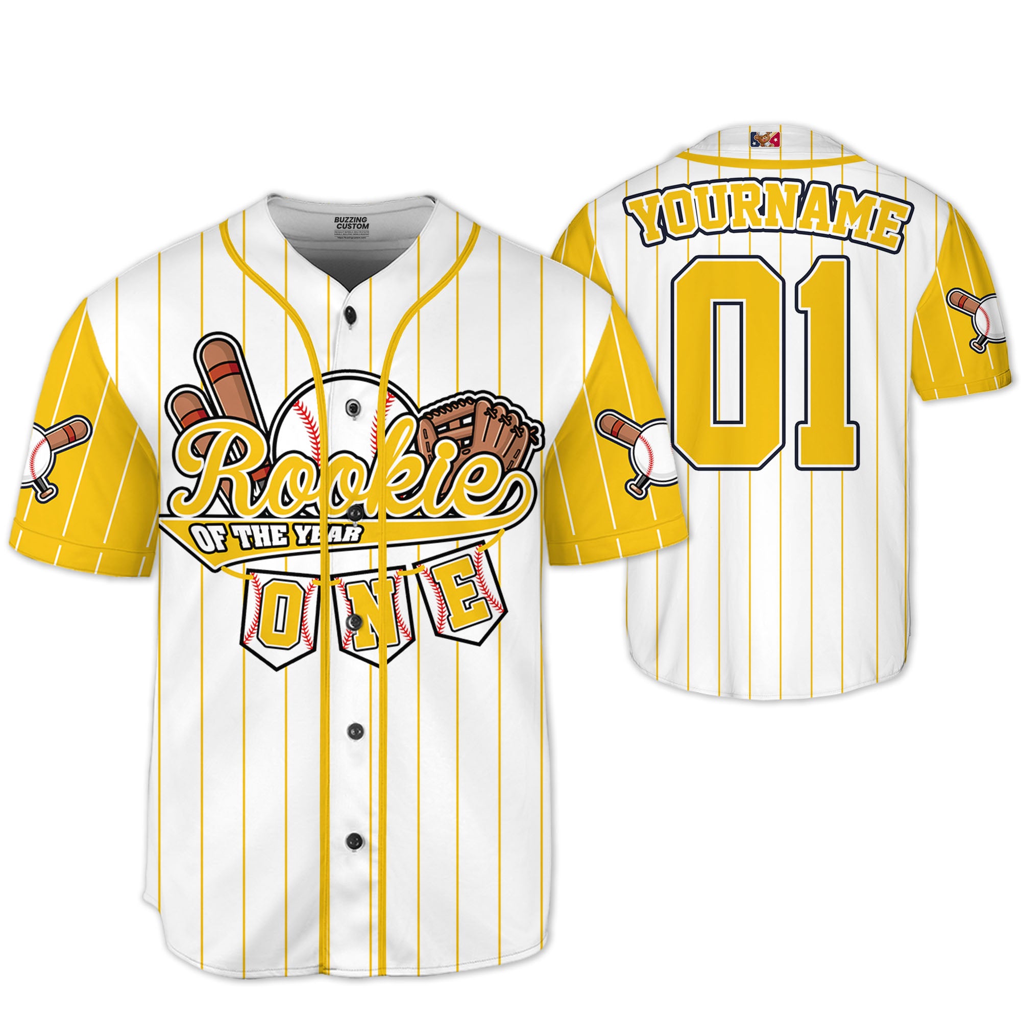 custom-rookie-of-the-year-birthday-pinstripe-simple-yellow-baseball-jersey-6081