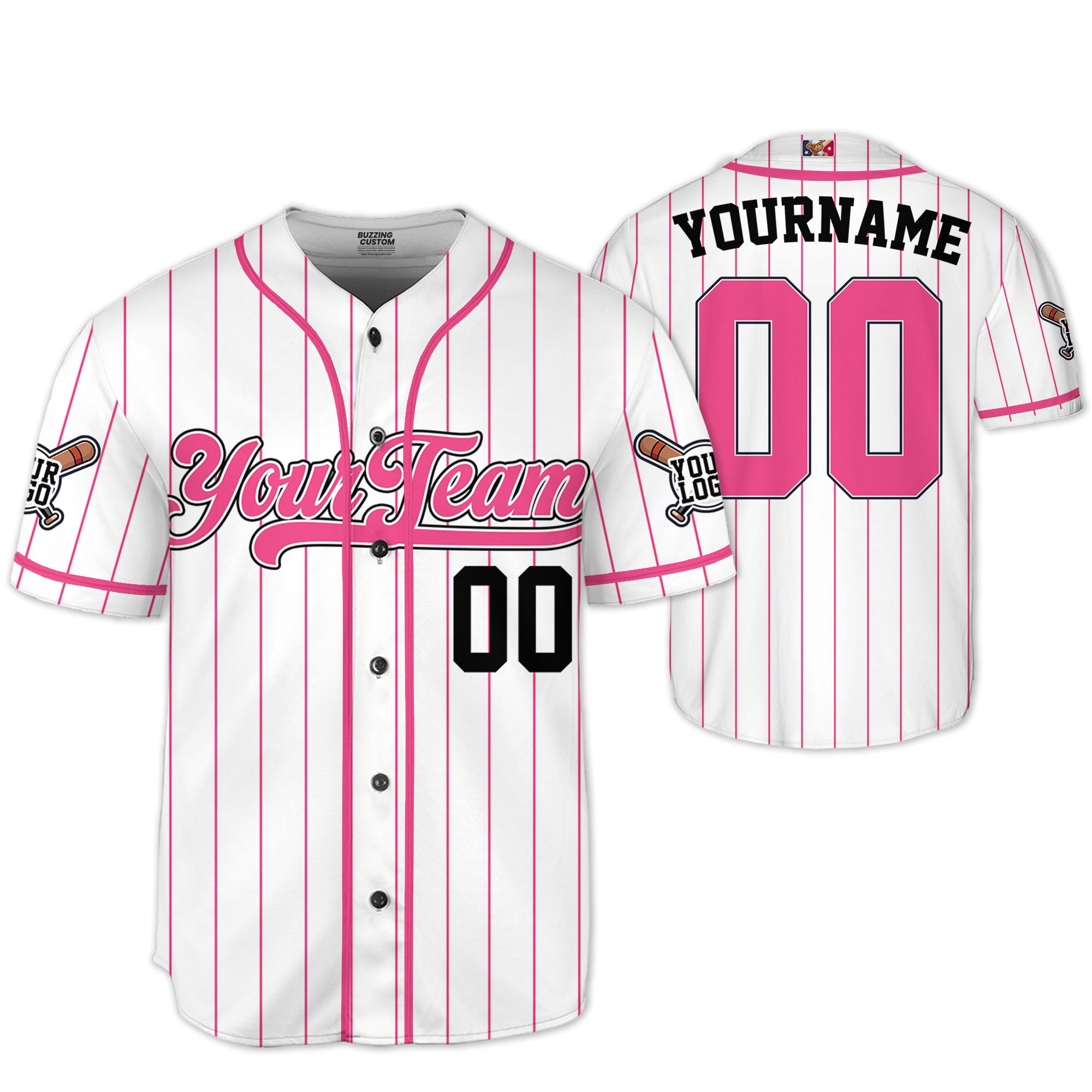 custom-team-logo-basic-stripe-baseball-jersey-pink-ca35-2199