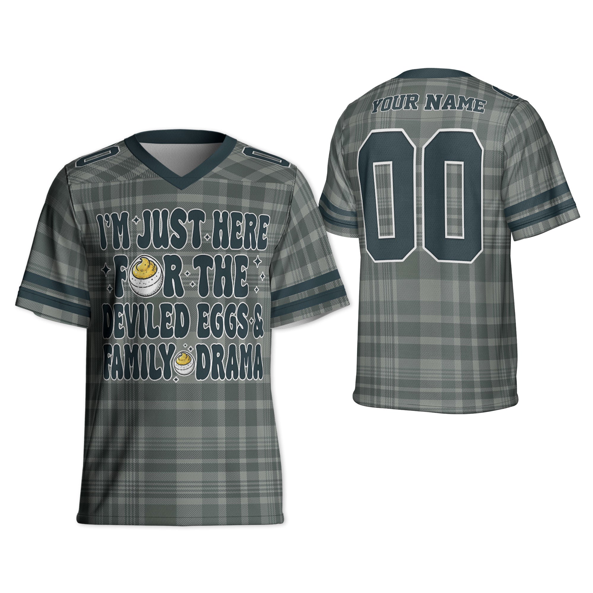 custom-thanks-giving-deviled-eggs-football-jersey-gray-tka87-5746