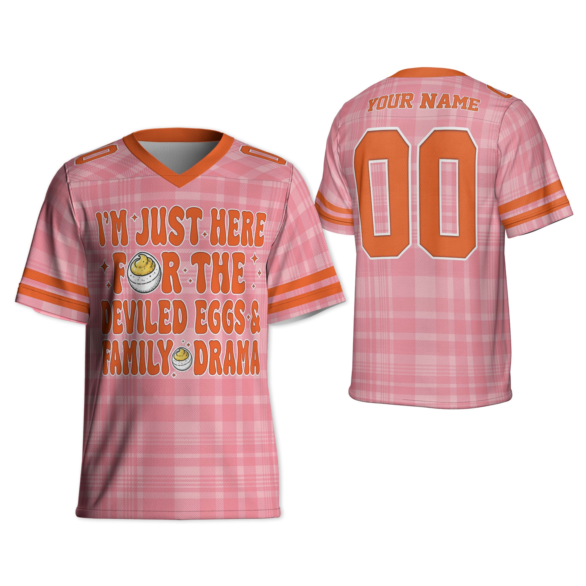 custom-thanks-giving-deviled-eggs-football-jersey-pink-tka87-9404