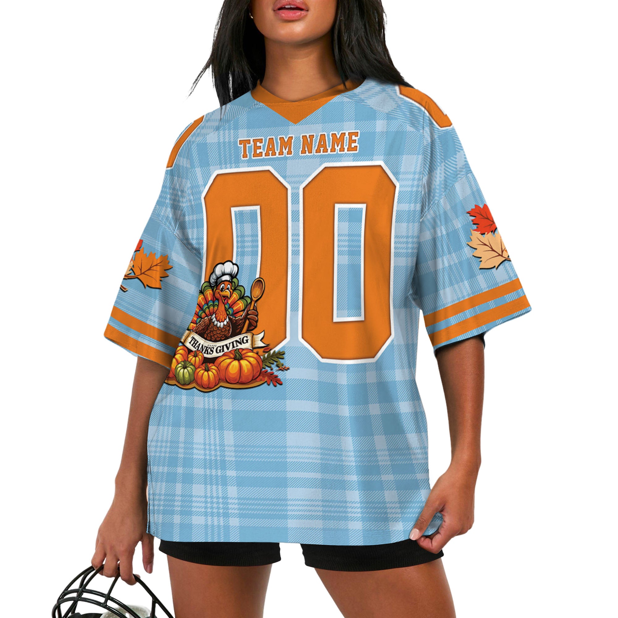 custom-thanksgiving-turkey-football-jersey-light-blue-tka88-6219