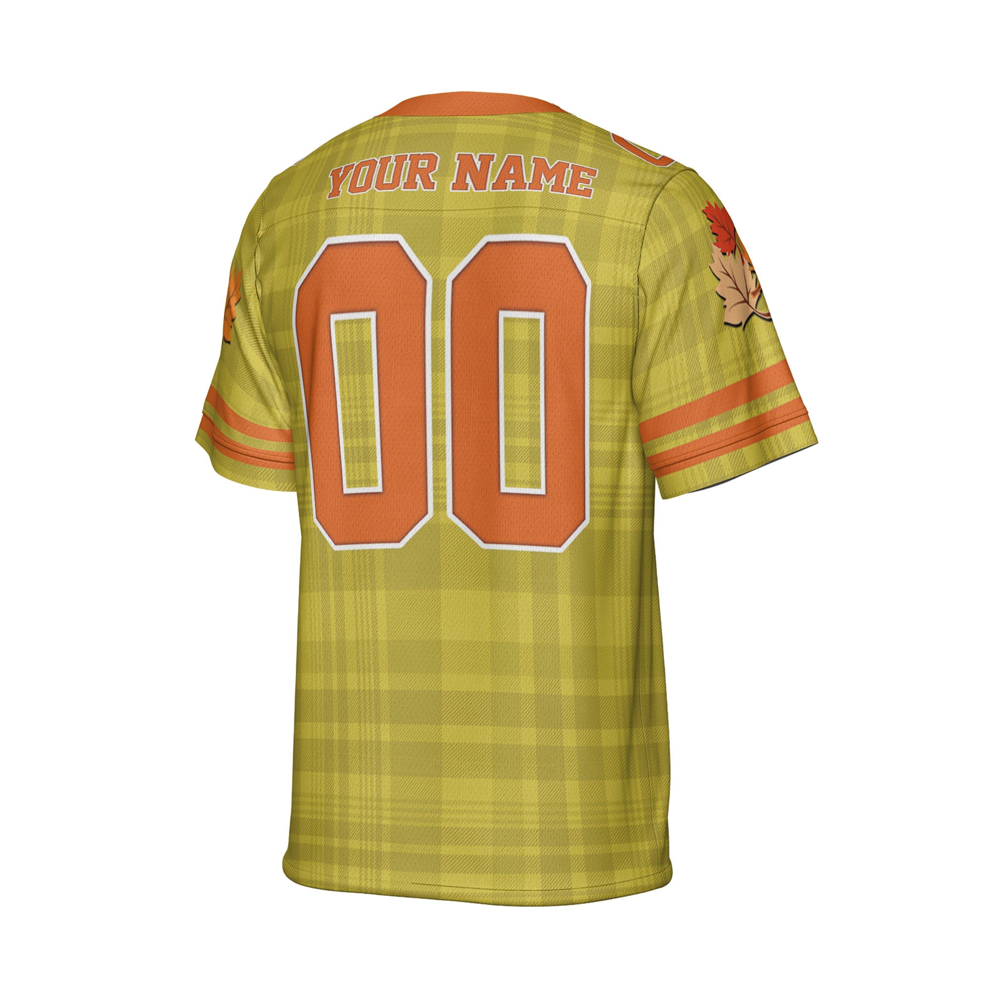 custom-thanksgiving-turkey-football-jersey-lime-green-tka88-3769