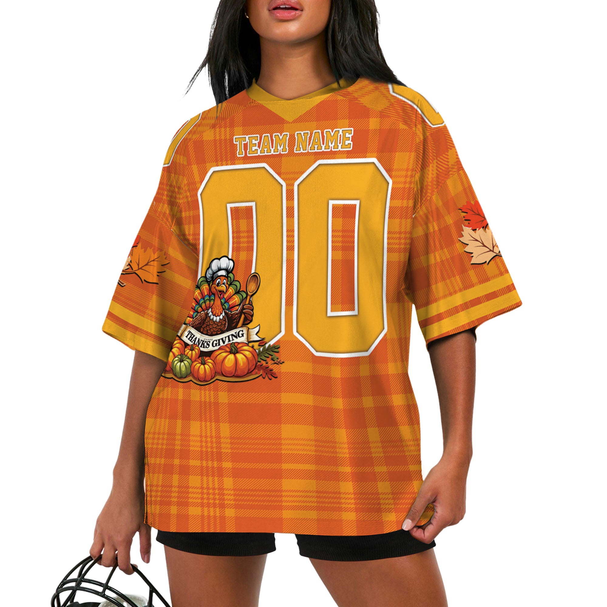 custom-thanksgiving-turkey-football-jersey-orange-tka88-7705