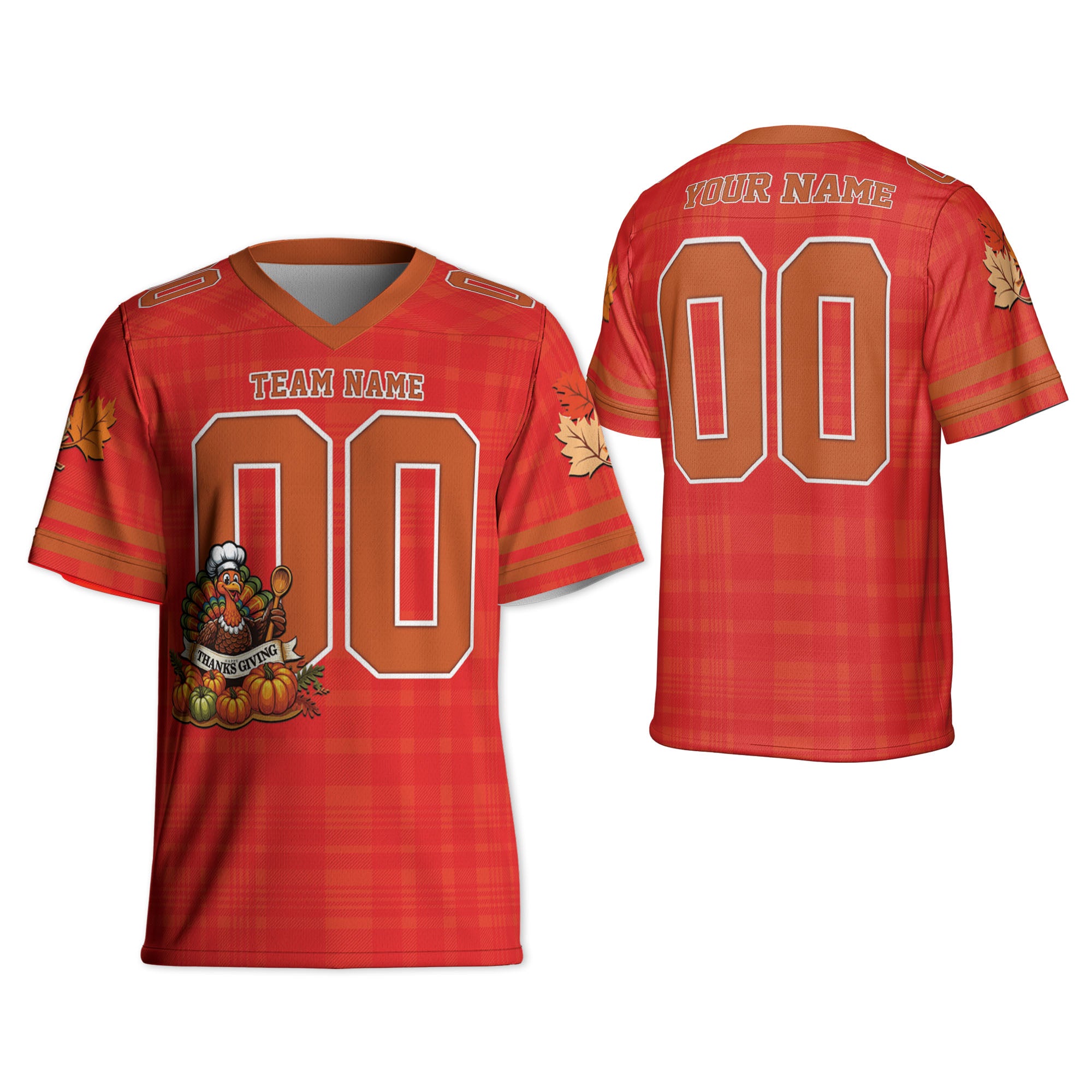 custom-thanksgiving-turkey-football-jersey-red-tka88-9081