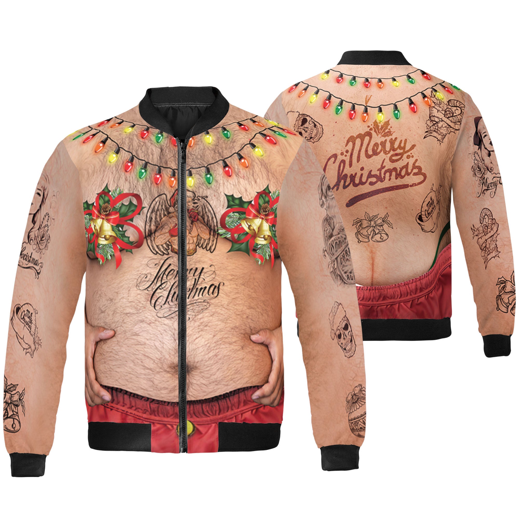 Custom Ugly Hairy Fat Mistletoe Funny Shirt Cosplay TKA34