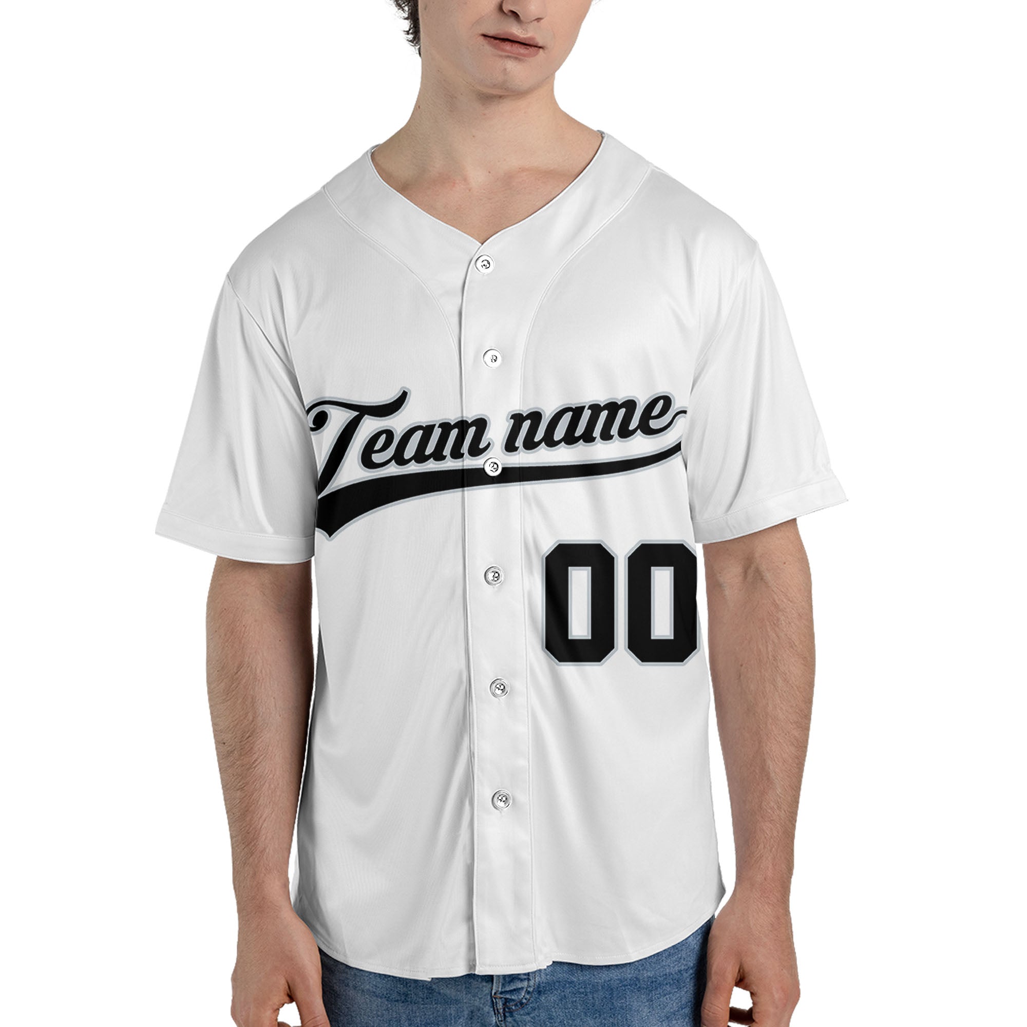 Custom-White-Black-Baseball-Jersey