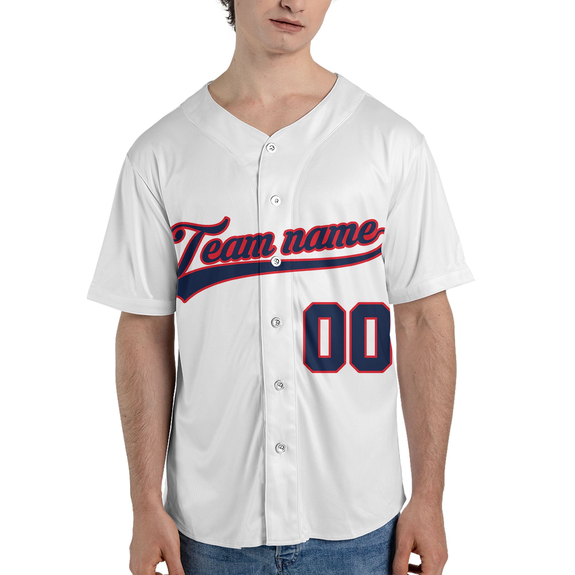 Custom-White-Blue-Baseball-Jersey