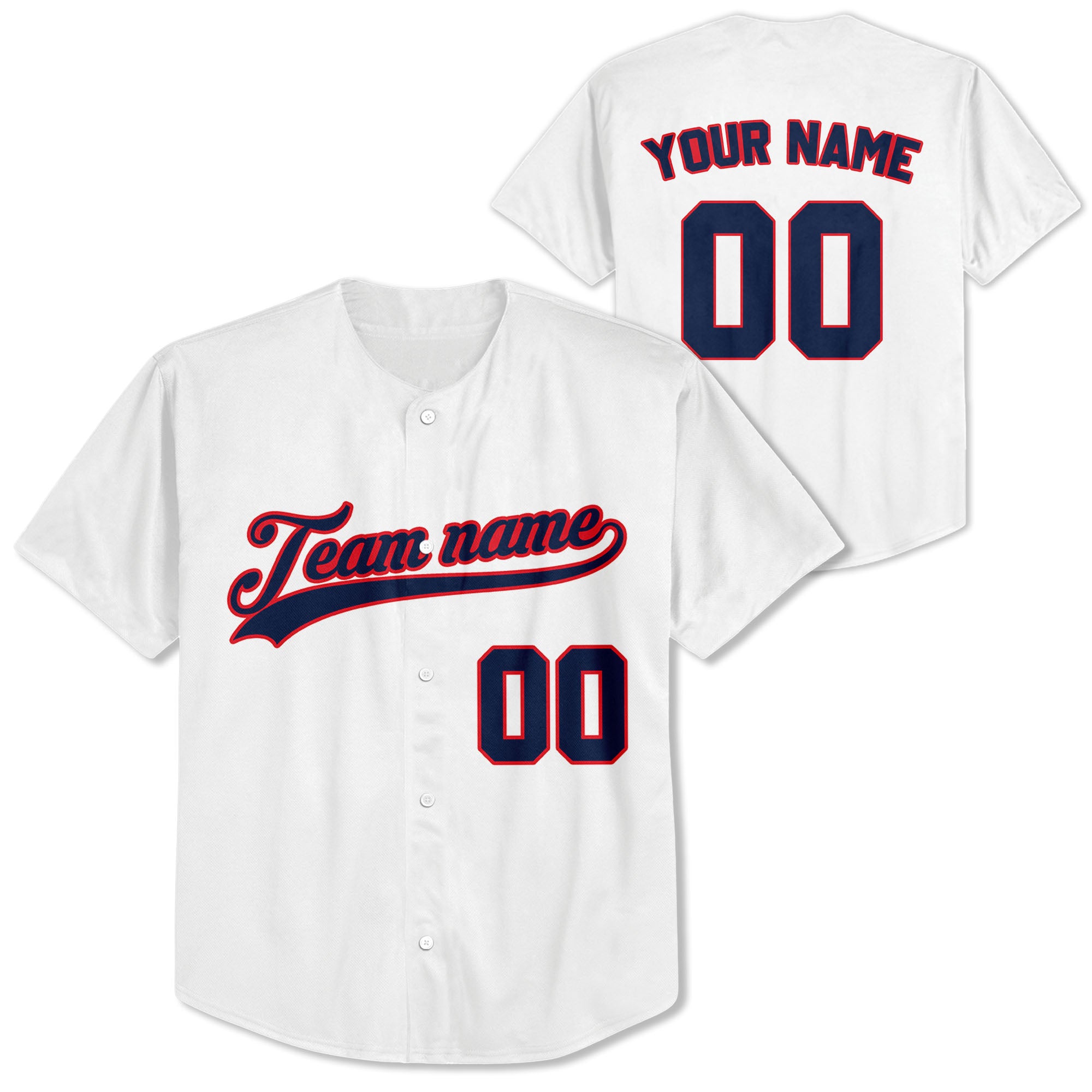 Custom-White-Blue-Baseball-Jersey