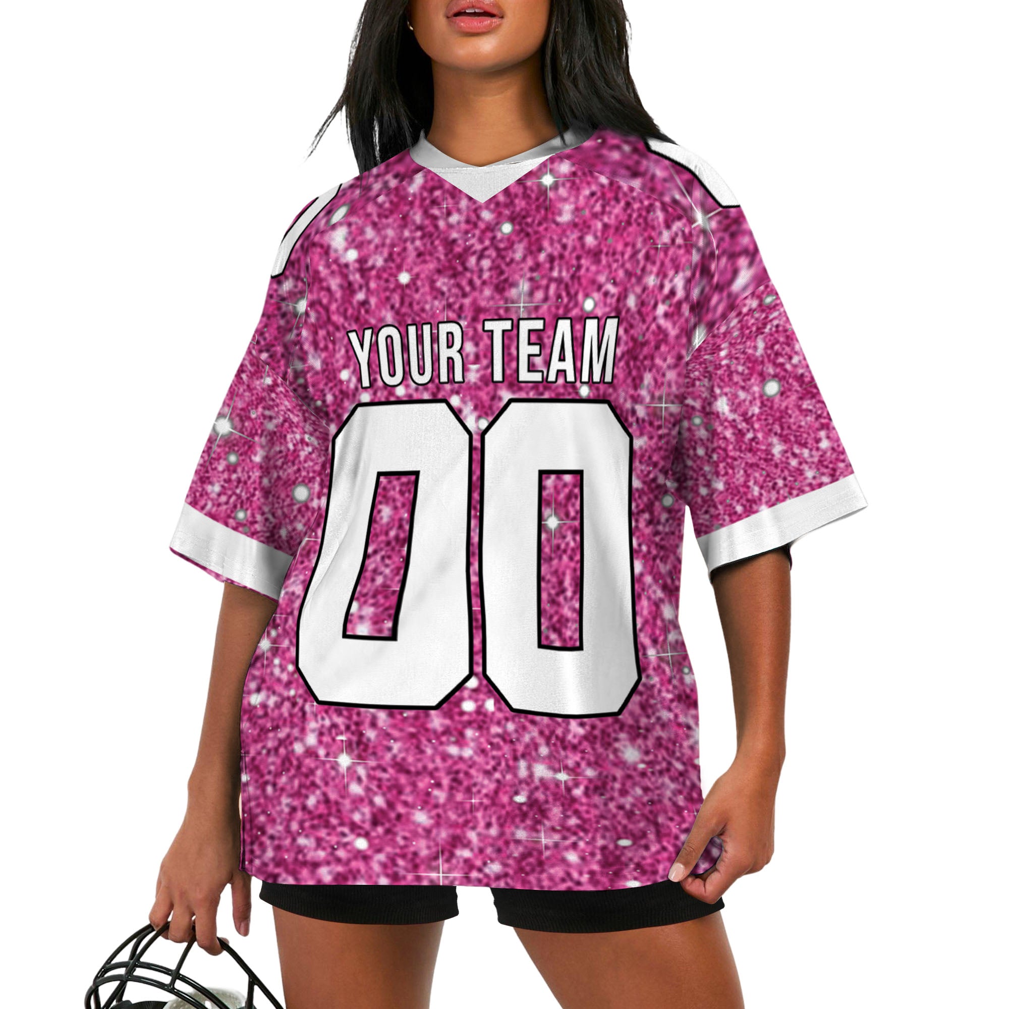 customized-fraud-glitter-football-jersey-pink-american-football-ca03-3264