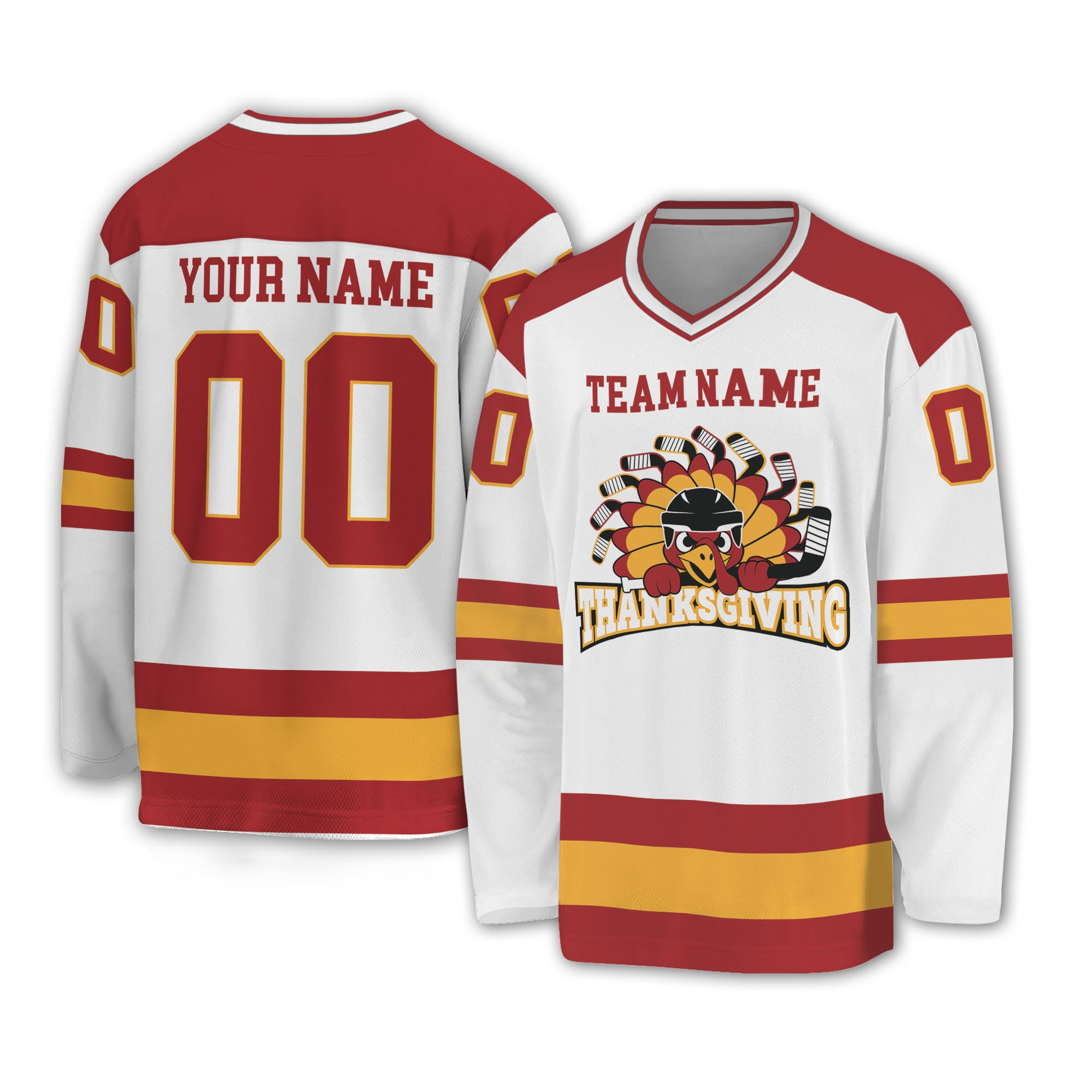 customized-hockey-jersey-thanksgiving-chicken-logo-white-basic-vdd35-2422