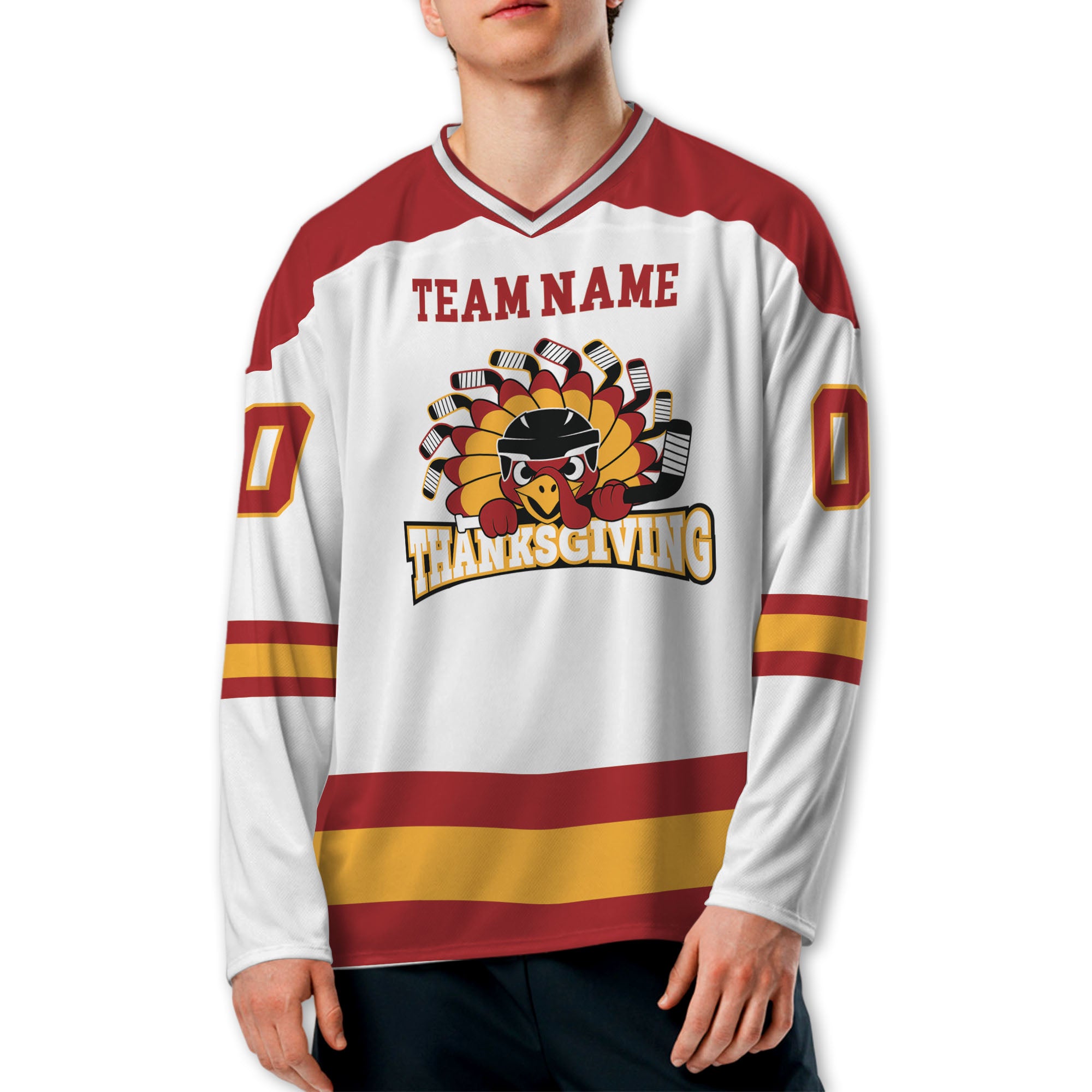 customized-hockey-jersey-thanksgiving-chicken-logo-white-basic-vdd35-2422